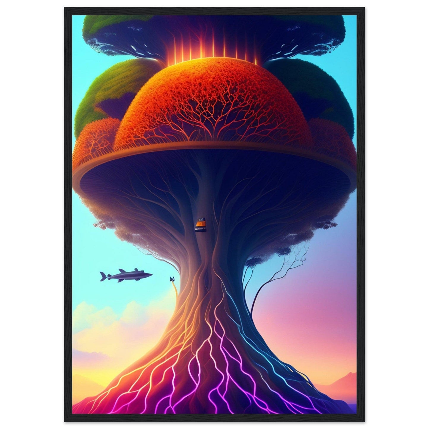 Canvanation Print Material 50x70 cm / 20x28″ Tableau Zen Arbre De Vie