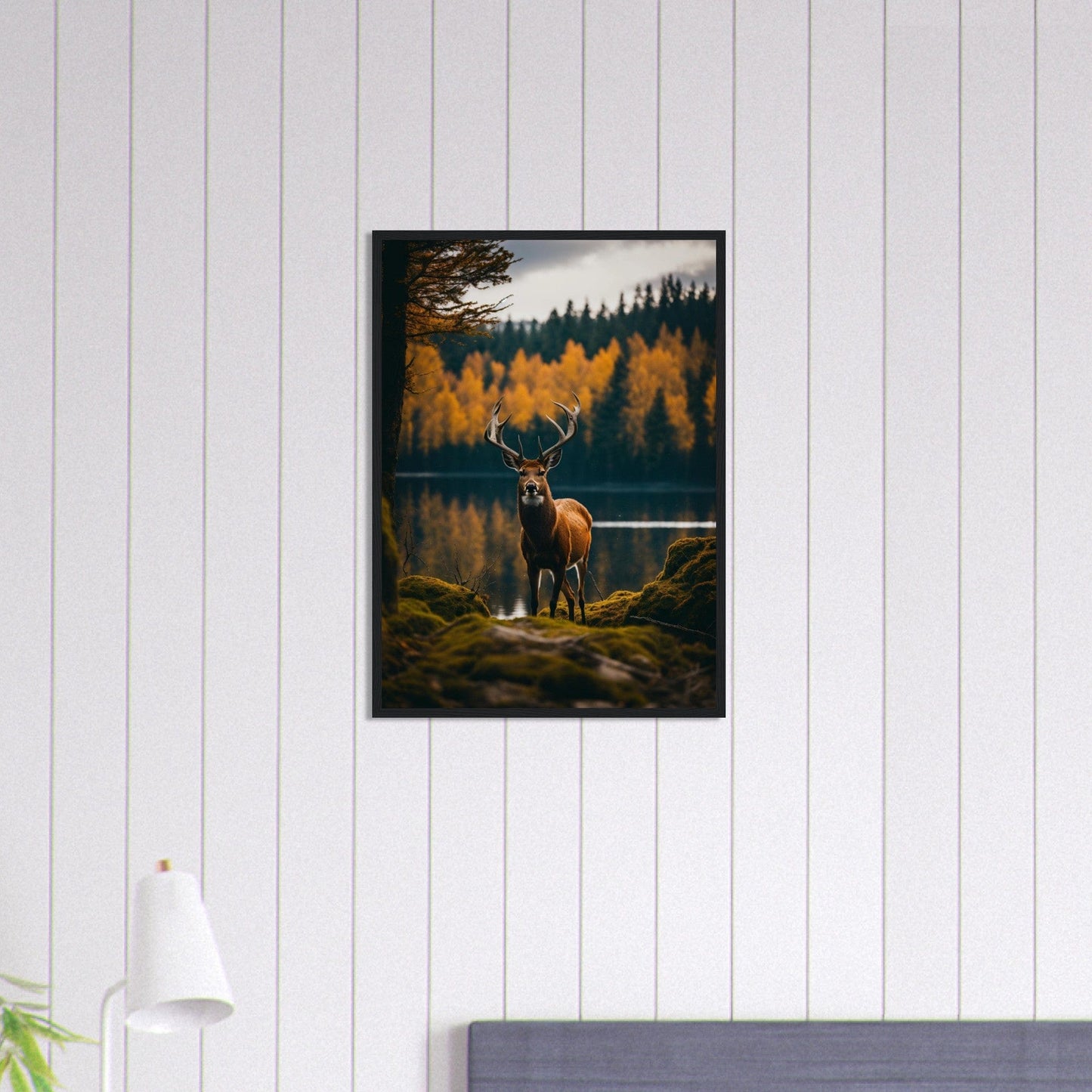 Canvanation Print Material 50x70 cm / 20x28″ Tableau Cerf Noblesse Naturelle