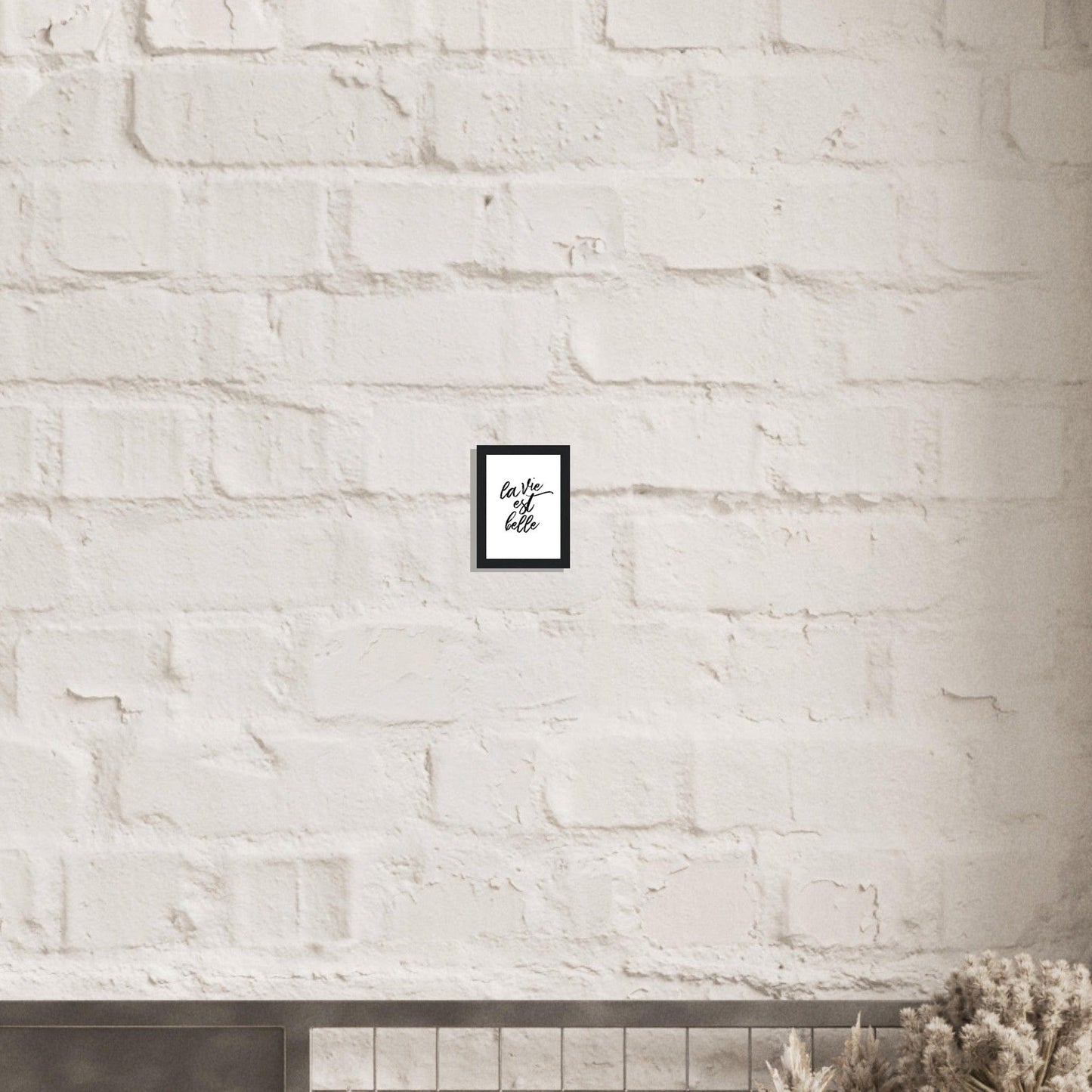 Canvanation Print Material Tableau Citation La Vie Belle