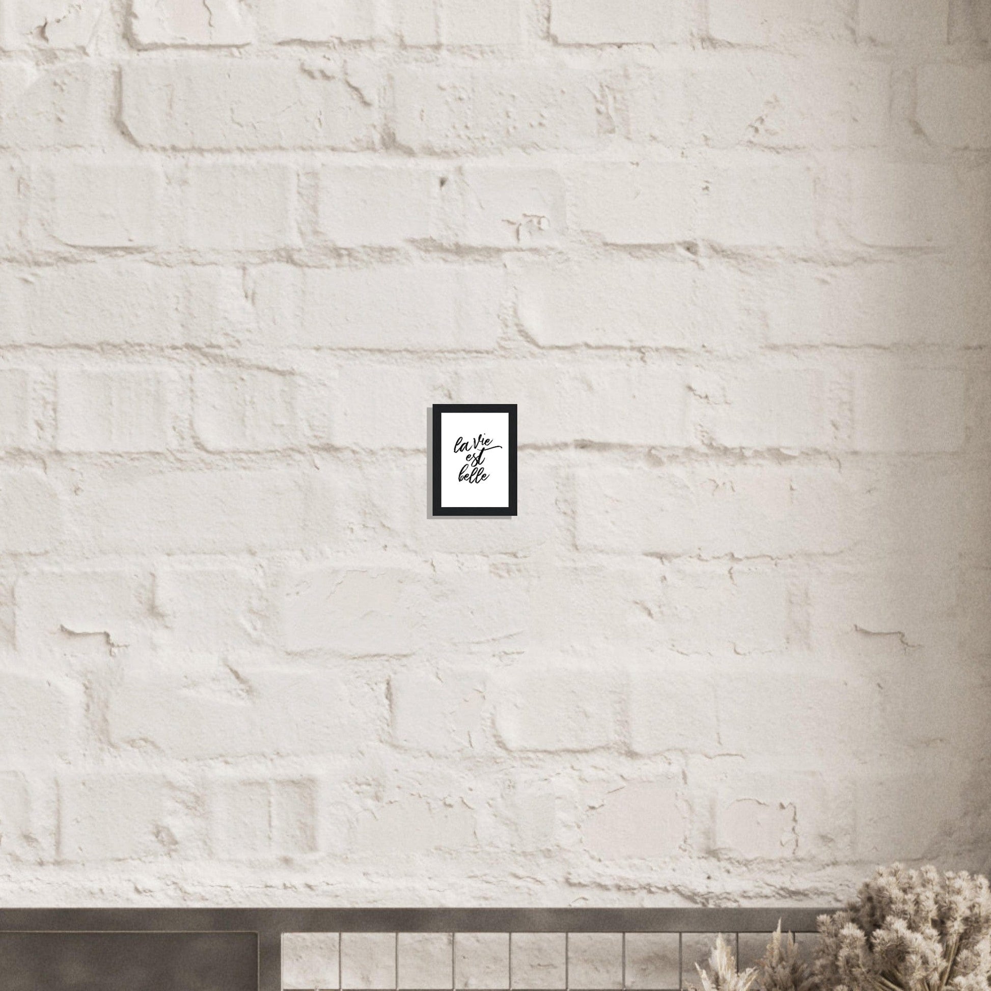 Canvanation Print Material Tableau Citation La Vie Belle