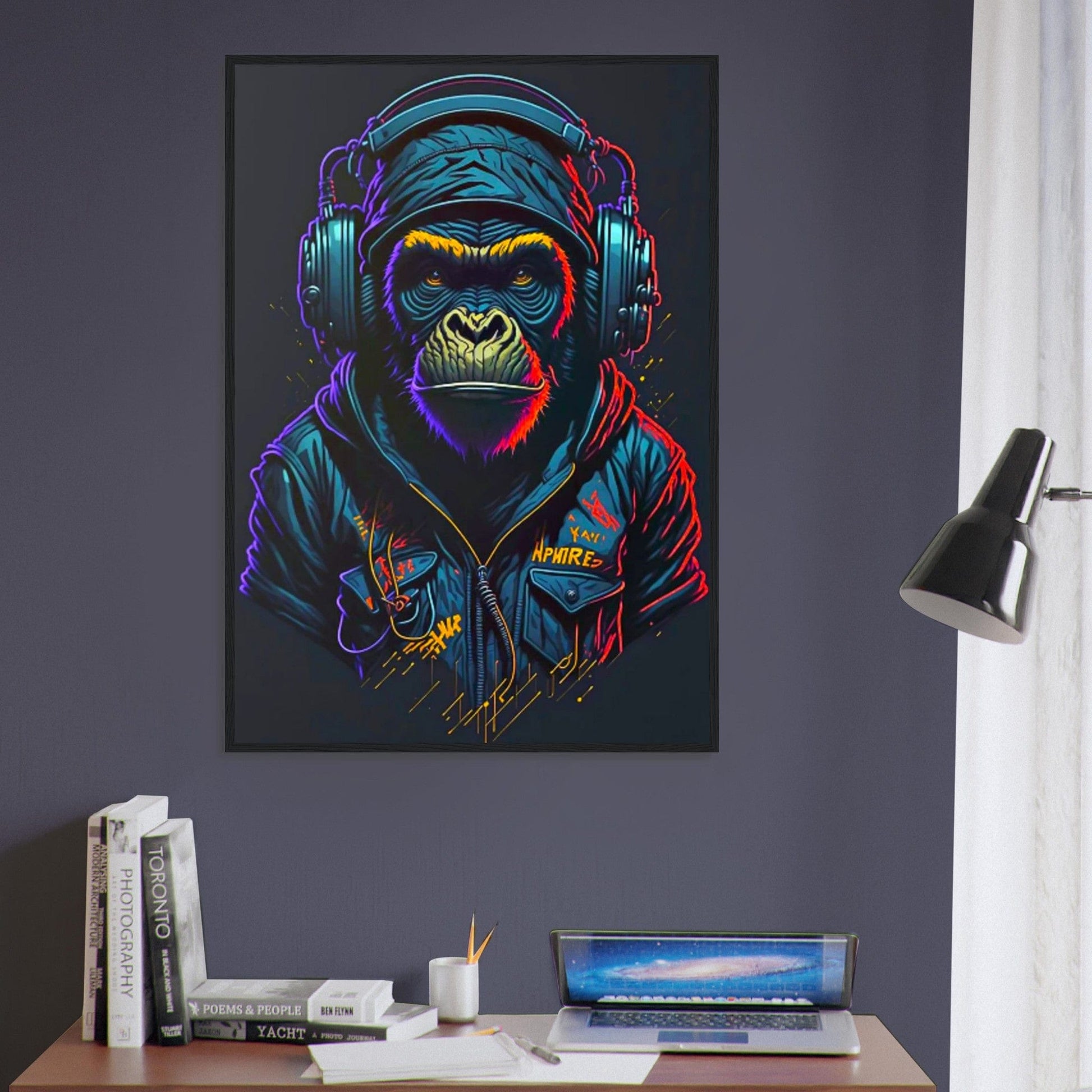 Canvanation Print Material Tableau Singe Homme Street Art