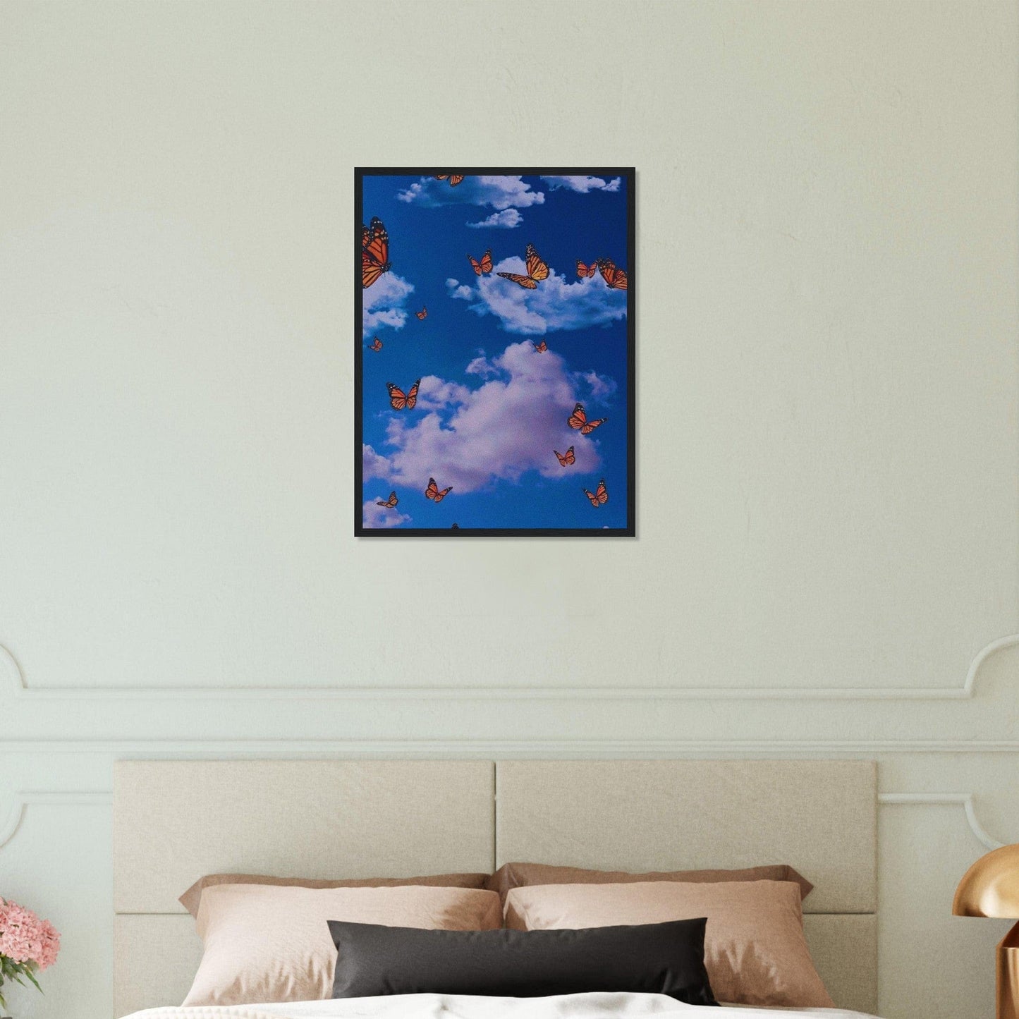 Gelato Print Material Tableau Papillon En Relief