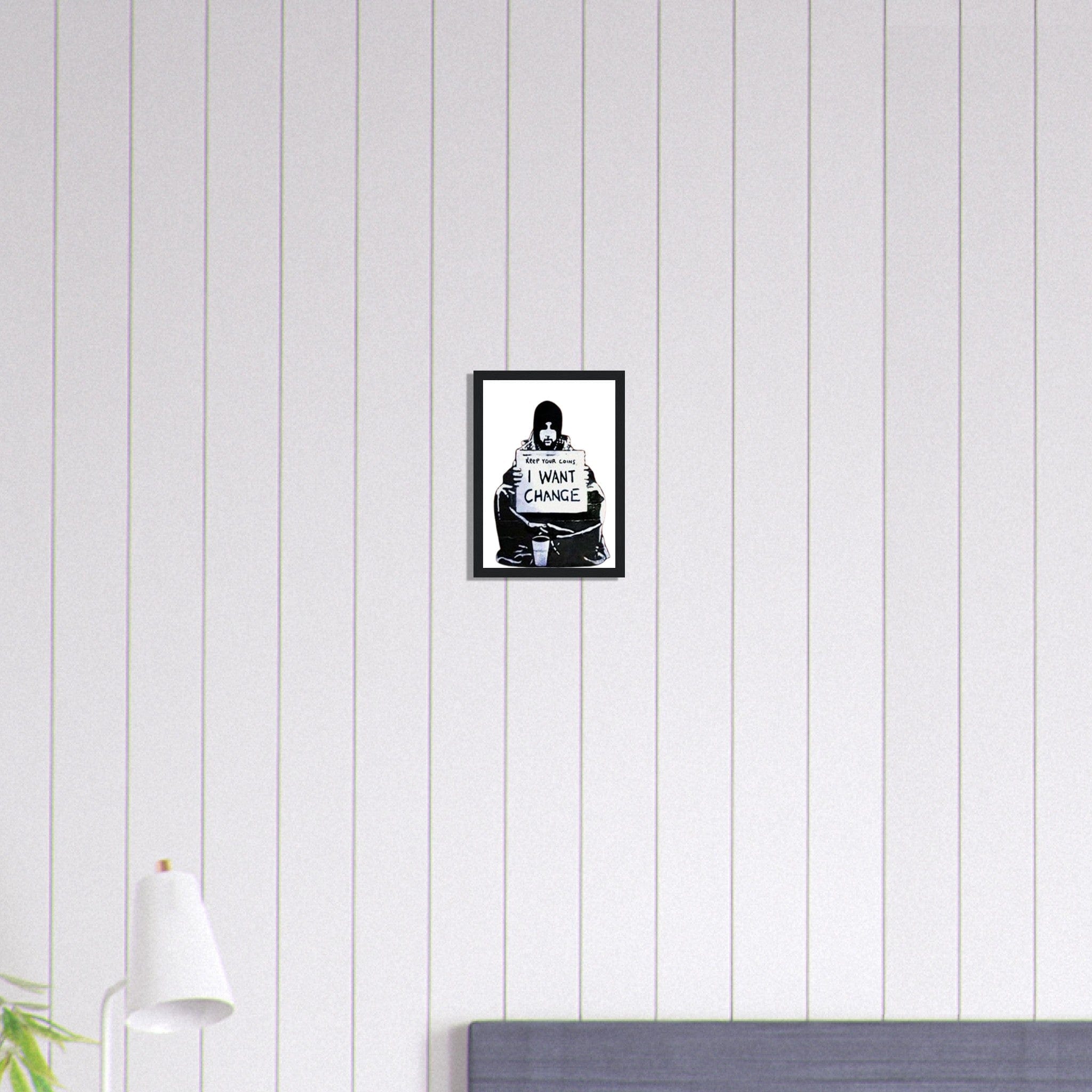 Canvanation Print Material A4 21x29.7 cm / 8x12″ Tableau Street Art Graffiti Banksy