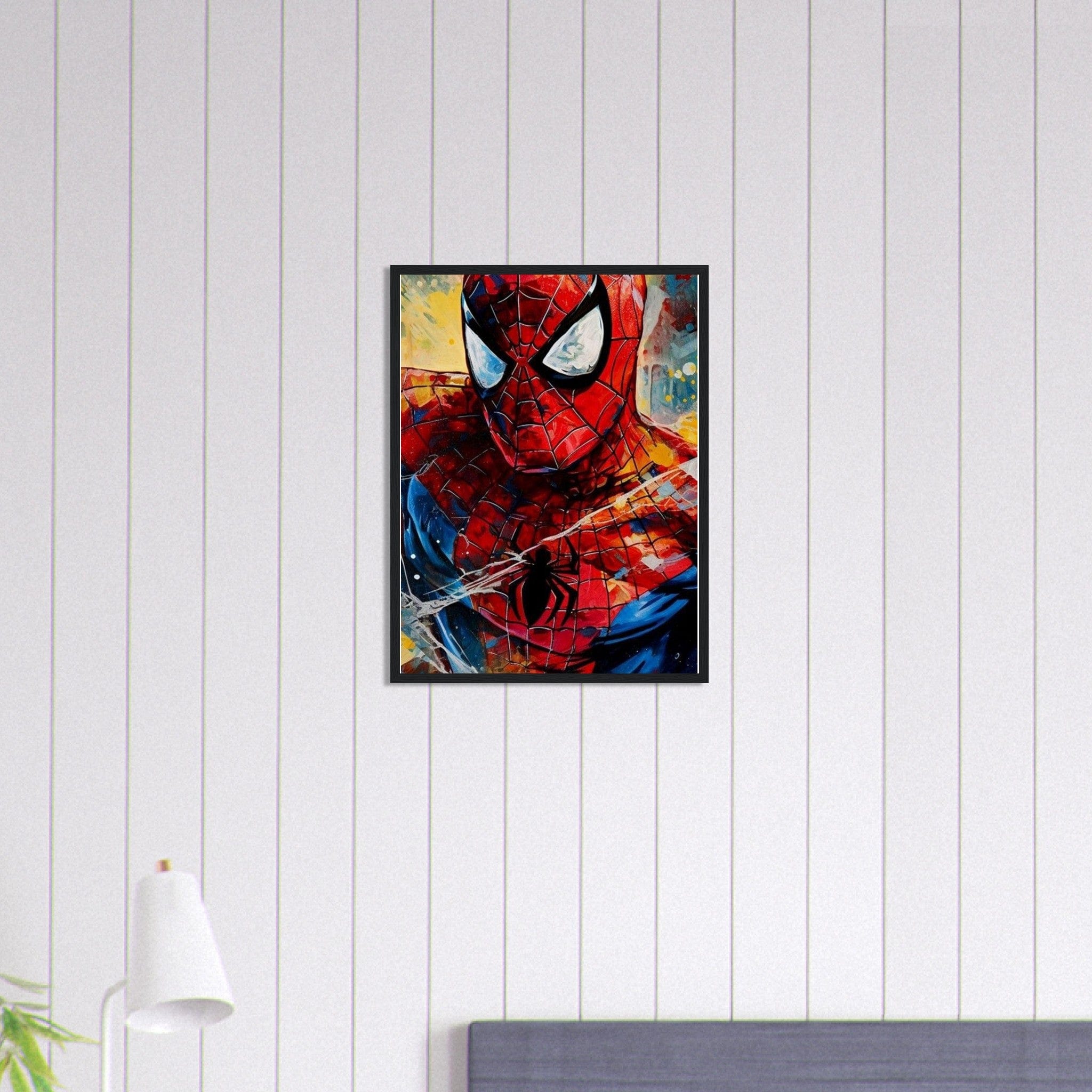 Canvanation Print Material 45x60 cm / 18x24″ Tableau Street Art Spideman Graffiti