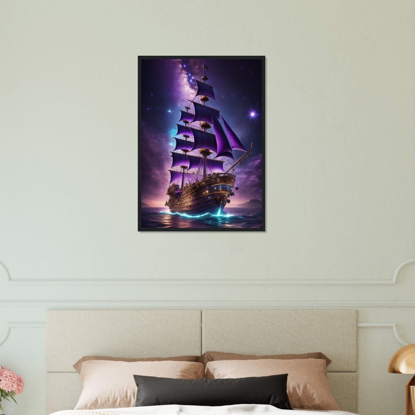 Canvanation Print Material 50x70 cm / 20x28″ Tableau Voilier Brise Élégante