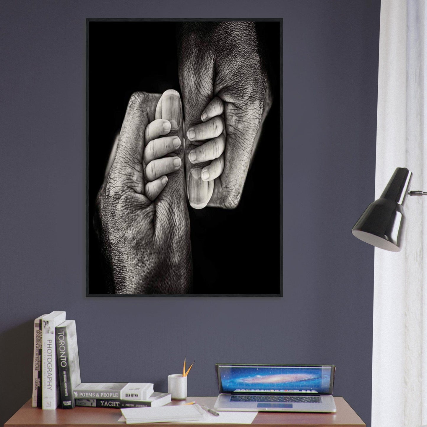 Canvanation Print Material Tableau Photo Noir Et Blanc-Couple