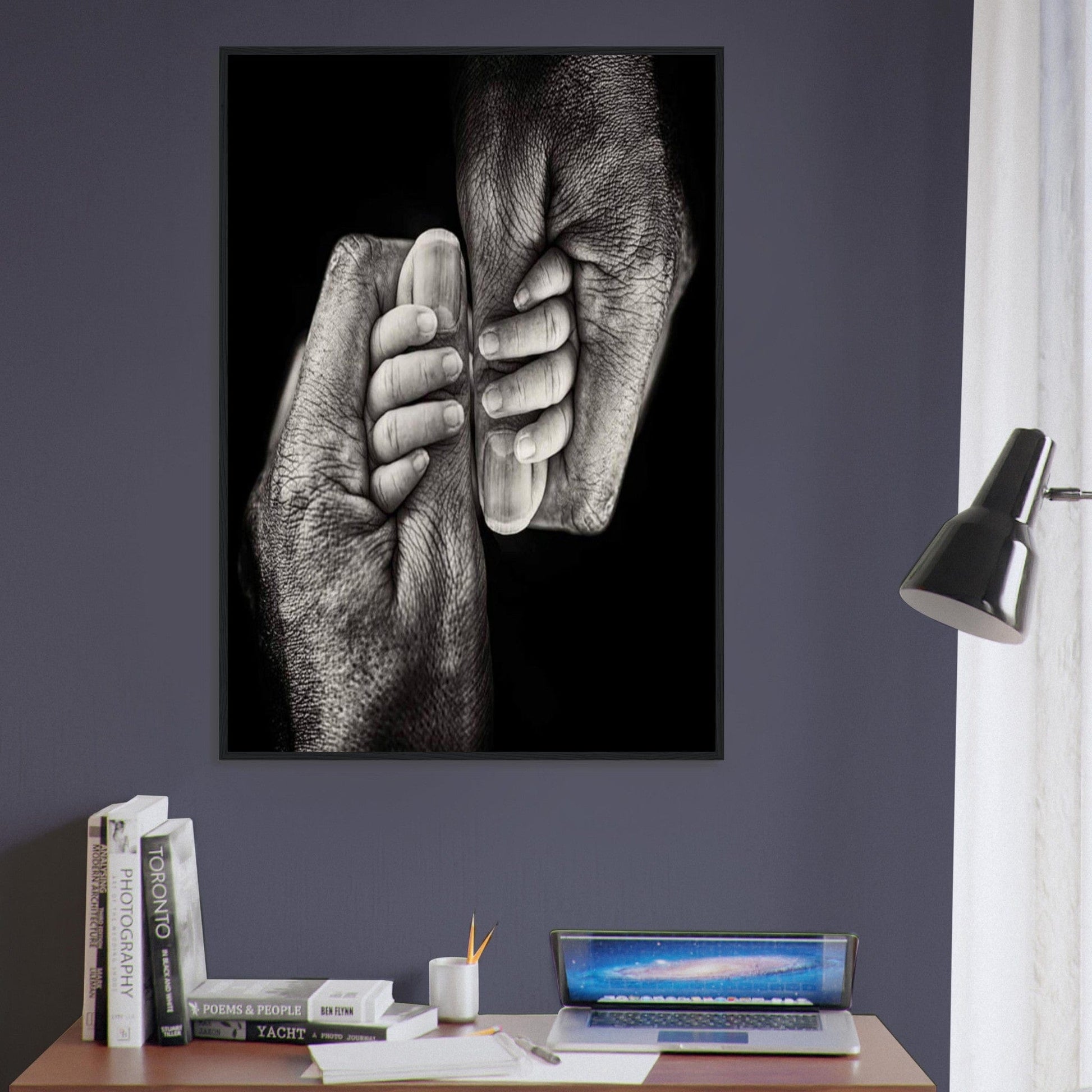 Canvanation Print Material Tableau Photo Noir Et Blanc-Couple