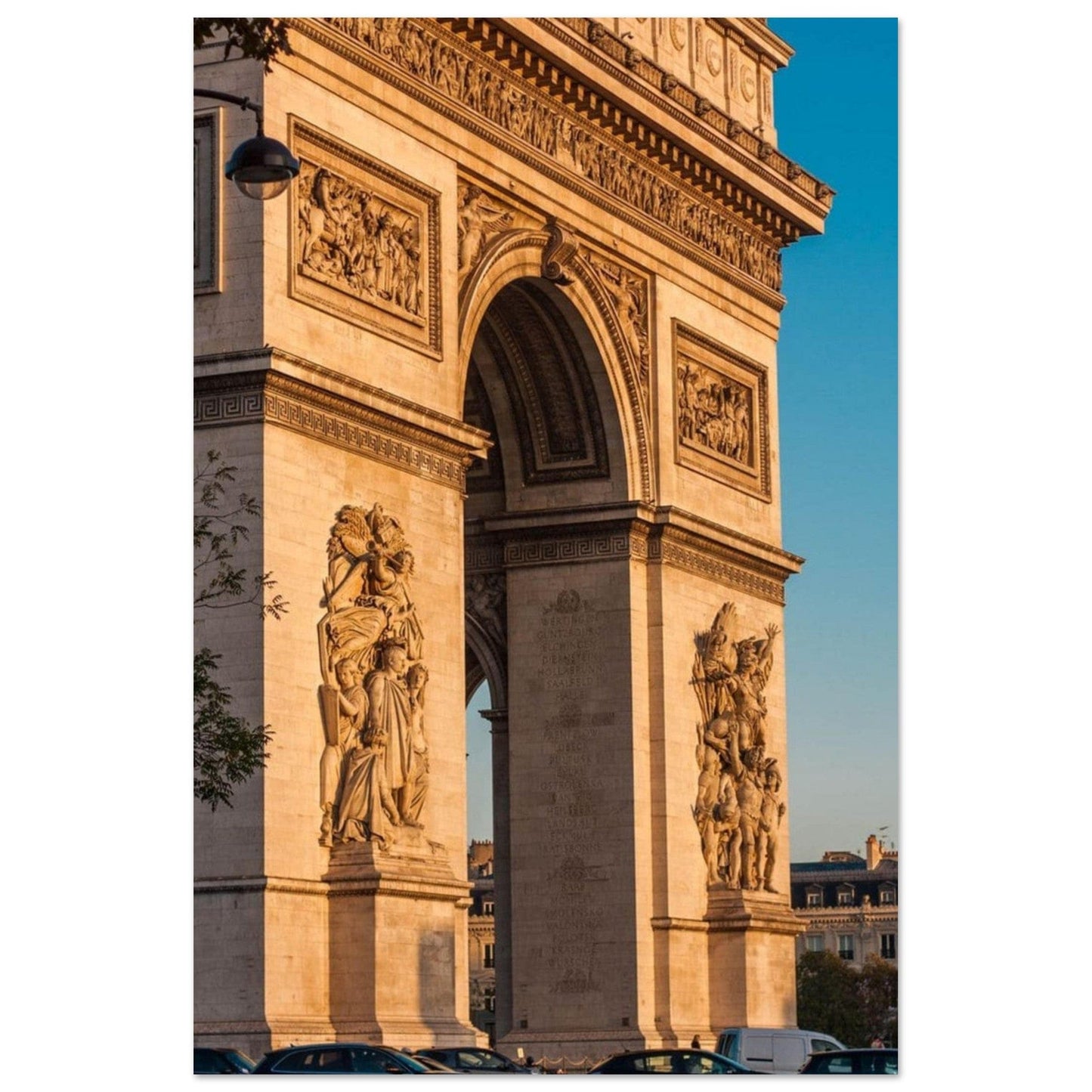 Canvanation Print Material 40x60 cm / 16x24″ Affiche Arc Paris