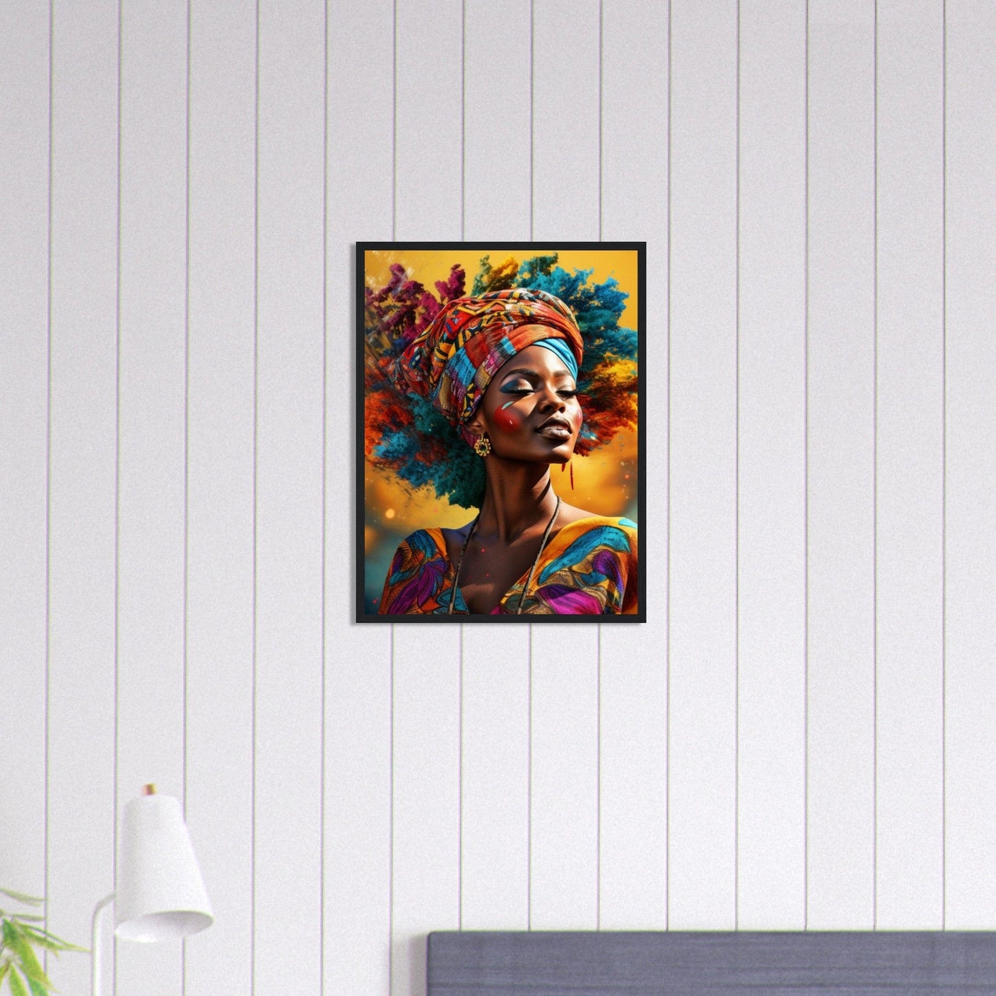 Canvanation Print Material Peinture Femme Afro