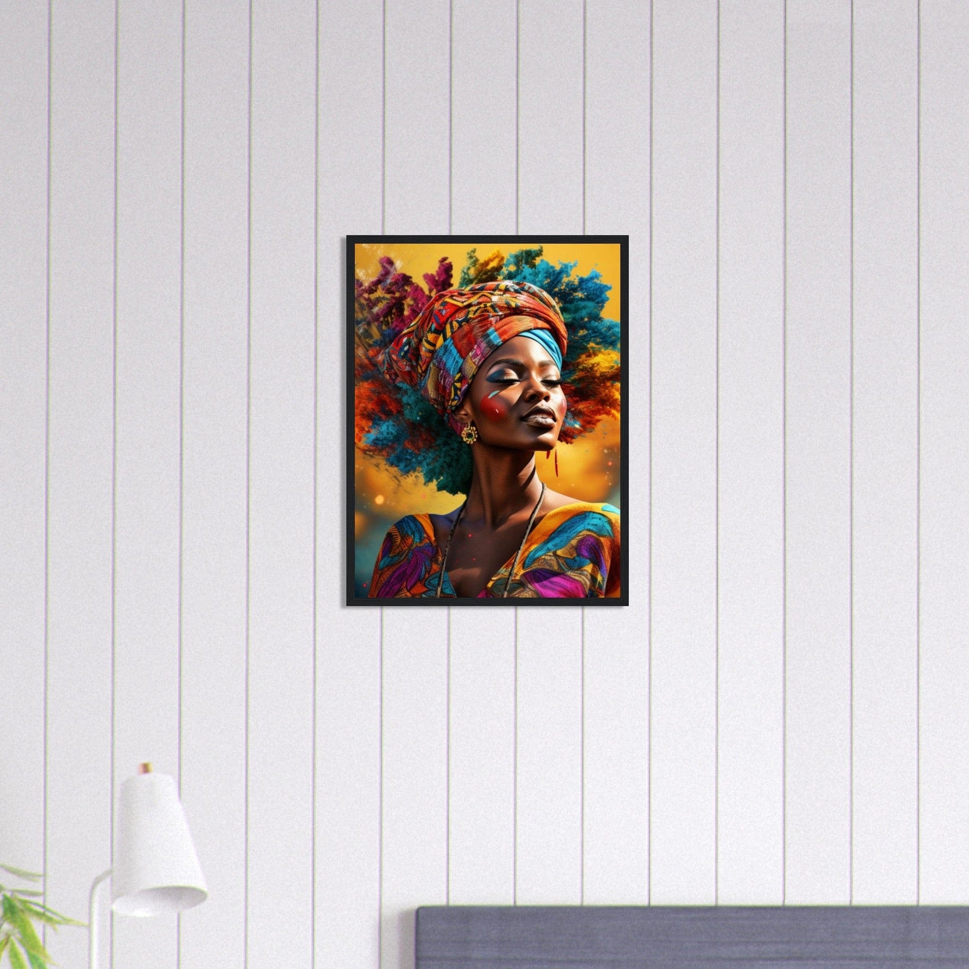 Canvanation Print Material Peinture Femme Afro
