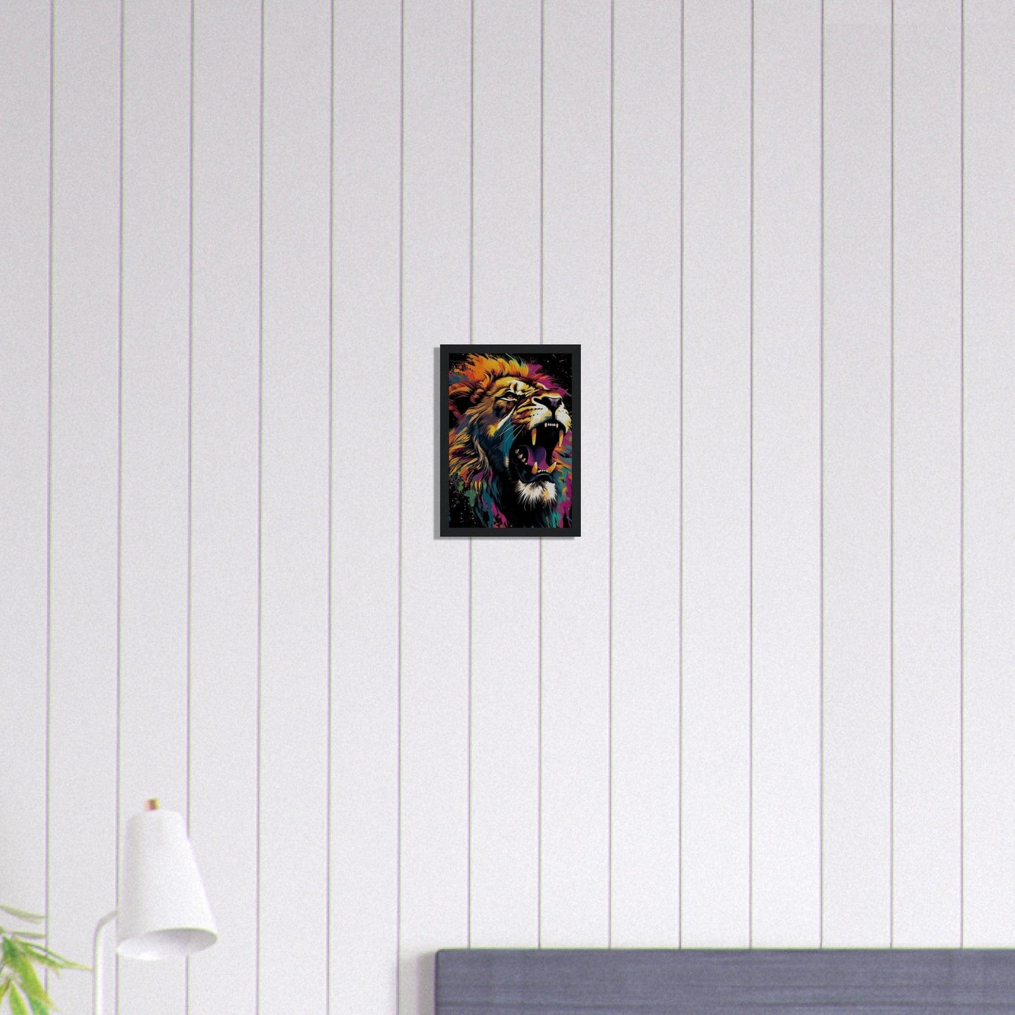 Canvanation Print Material A4 21x29.7 cm / 8x12″ Tableau Pop Art Lion