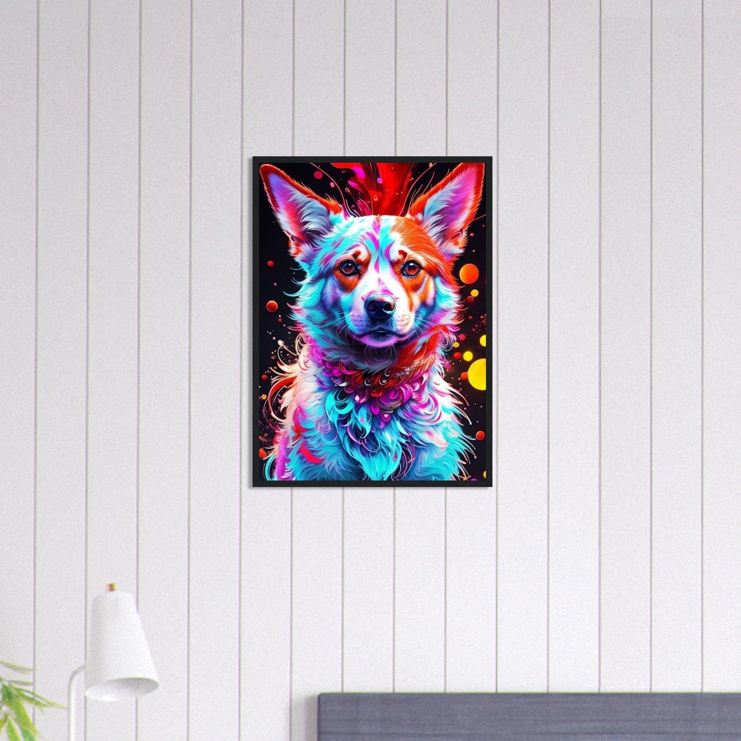 Canvanation Print Material 50x70 cm / 20x28″ Tableau Chien Loyauté incarnée