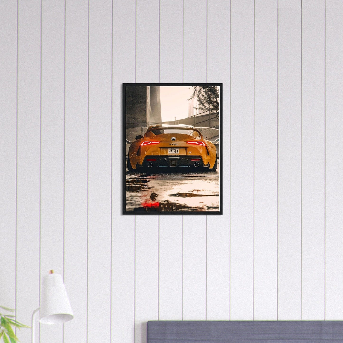 Canvanation Print Material 45x60 cm / 18x24″ Tableau Voiture Supra Cupra De Dos