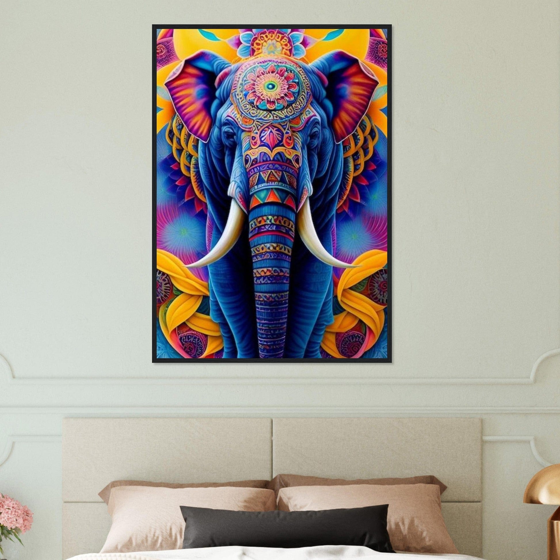 Canvanation Print Material Tableau Elephant Géant Gracieux