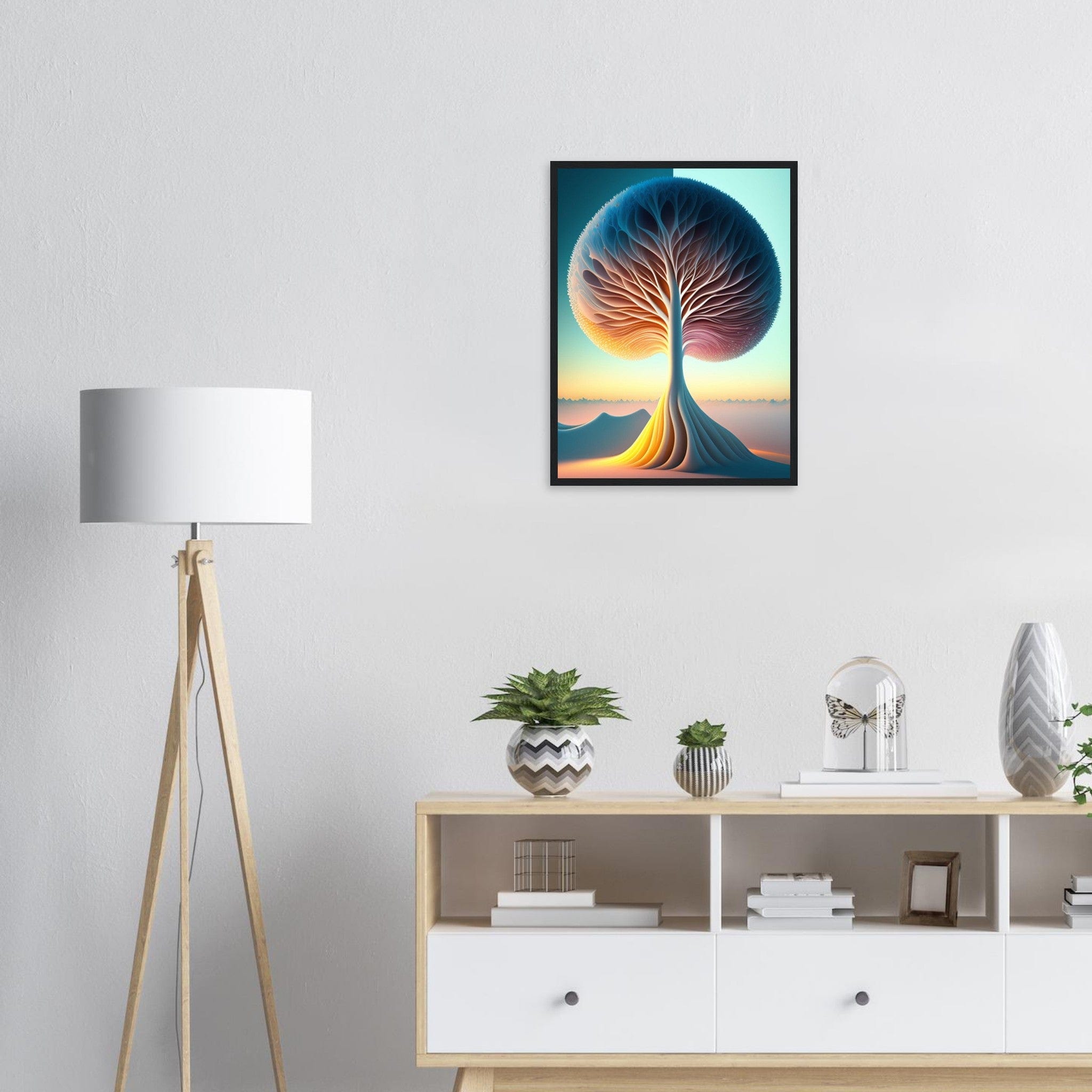 Canvanation Print Material Peinture Abstraite Arbre De Vie