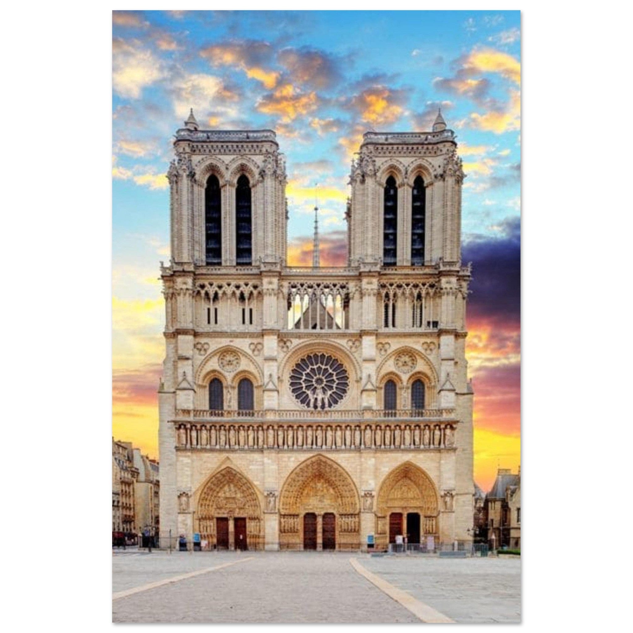 Canvanation Print Material 60x90 cm / 24x36″ Affiche Notre Dame de Paris