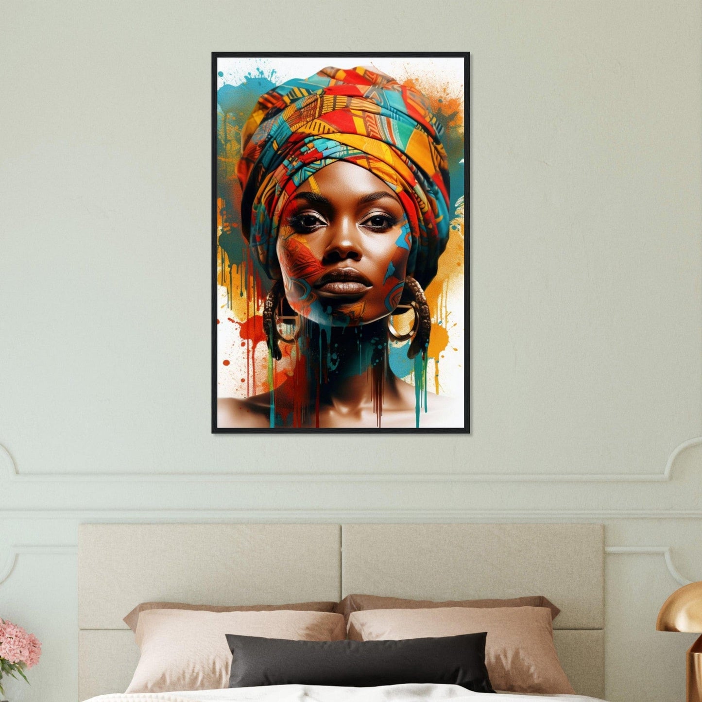 Canvanation Print Material 60x90 cm / 24x36″ peinture ethnique africaine