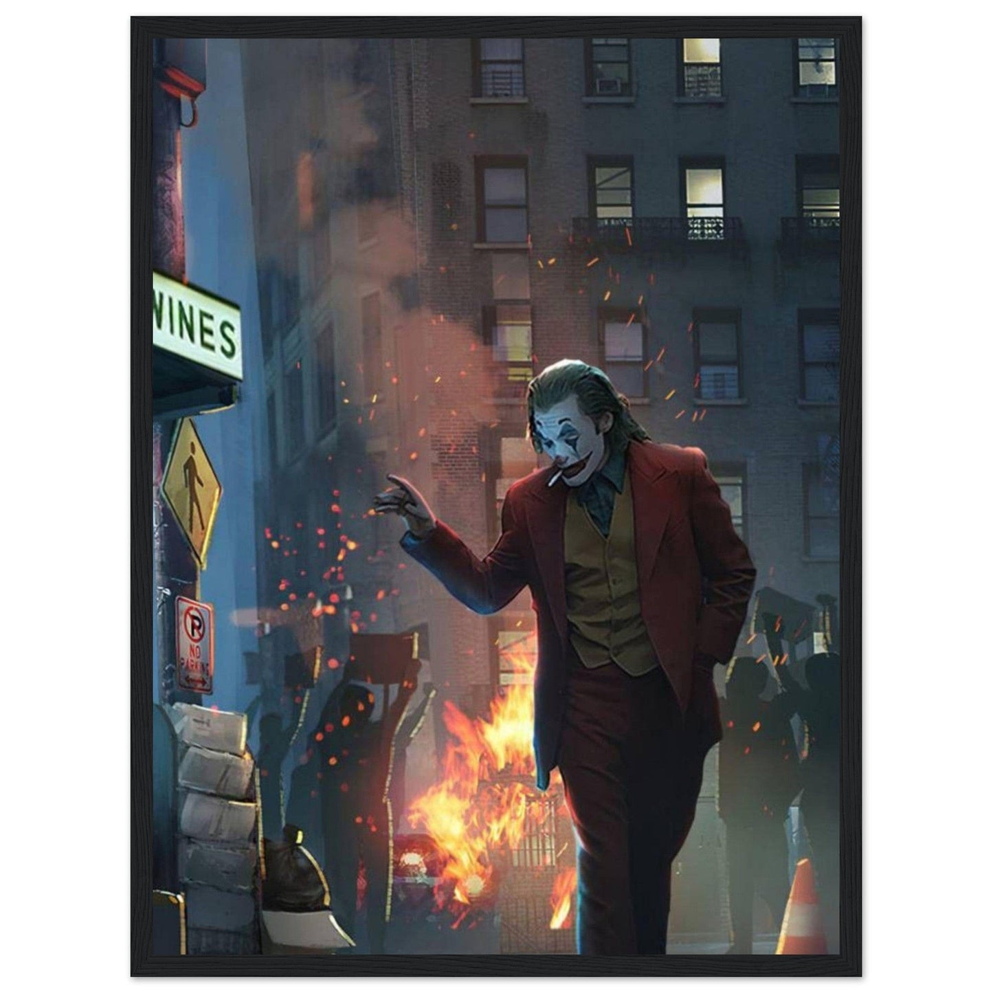 Canvanation Print Material Tableau Joker Heath Ledger