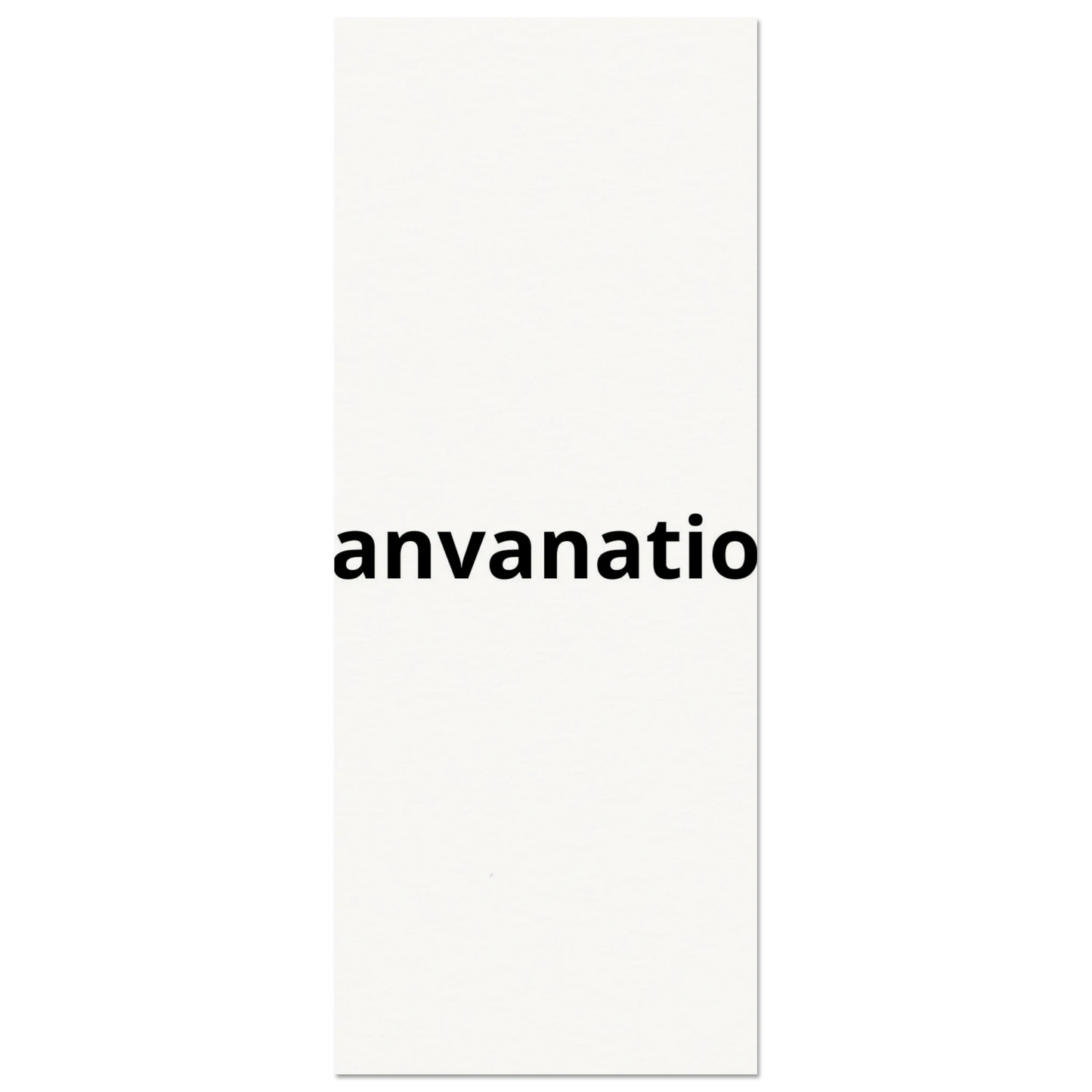 Canvanation Print Material 20x50 cm / 8x20″ Poster Personnalisé HD