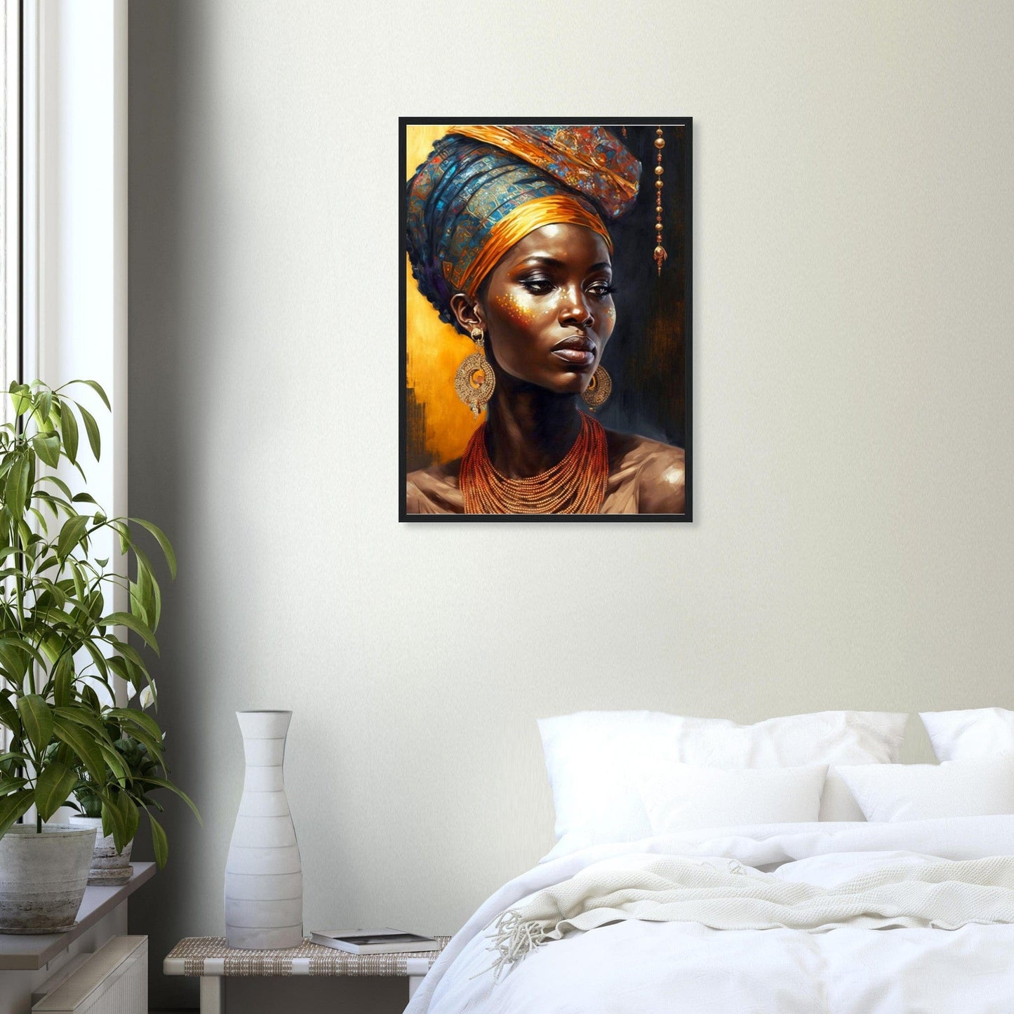 Canvanation Print Material 50x70 cm / 20x28″ Tableau Peinture Portrait Femme