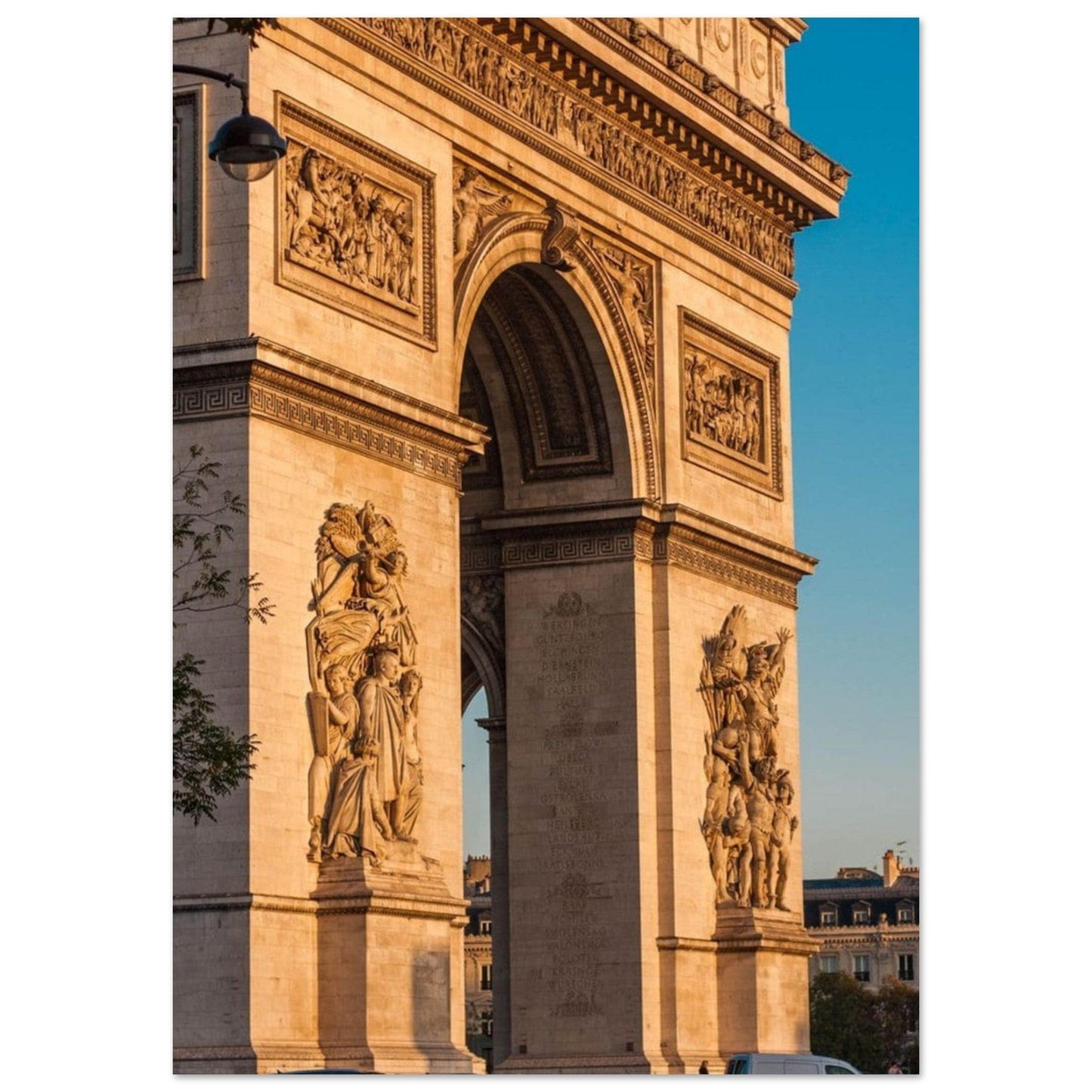 Canvanation Print Material A1 (59.4 x 84.1  cm) Affiche Arc Paris