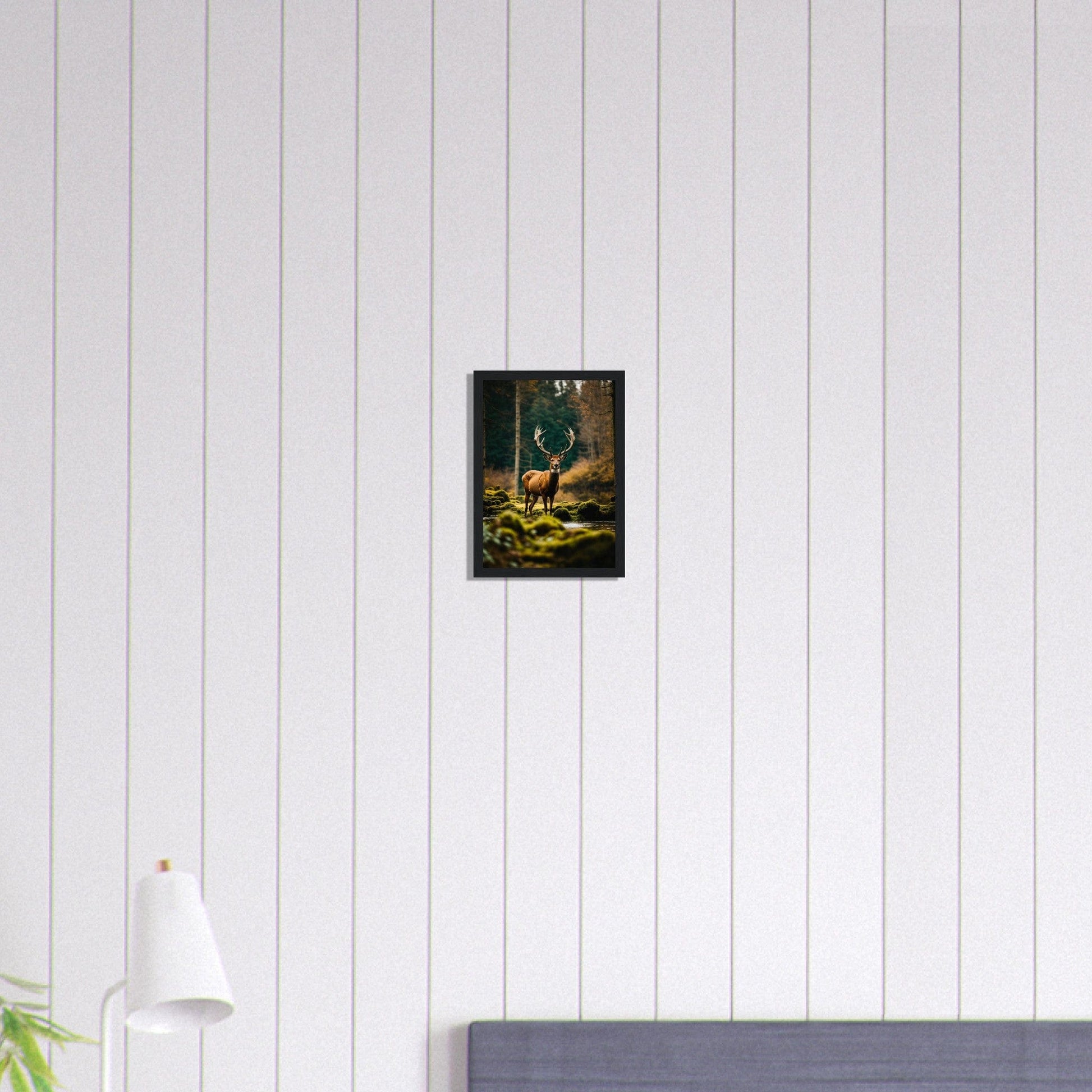 Canvanation Print Material A4 21x29.7 cm / 8x12″ Tableau Cerf Gloire Écarlate