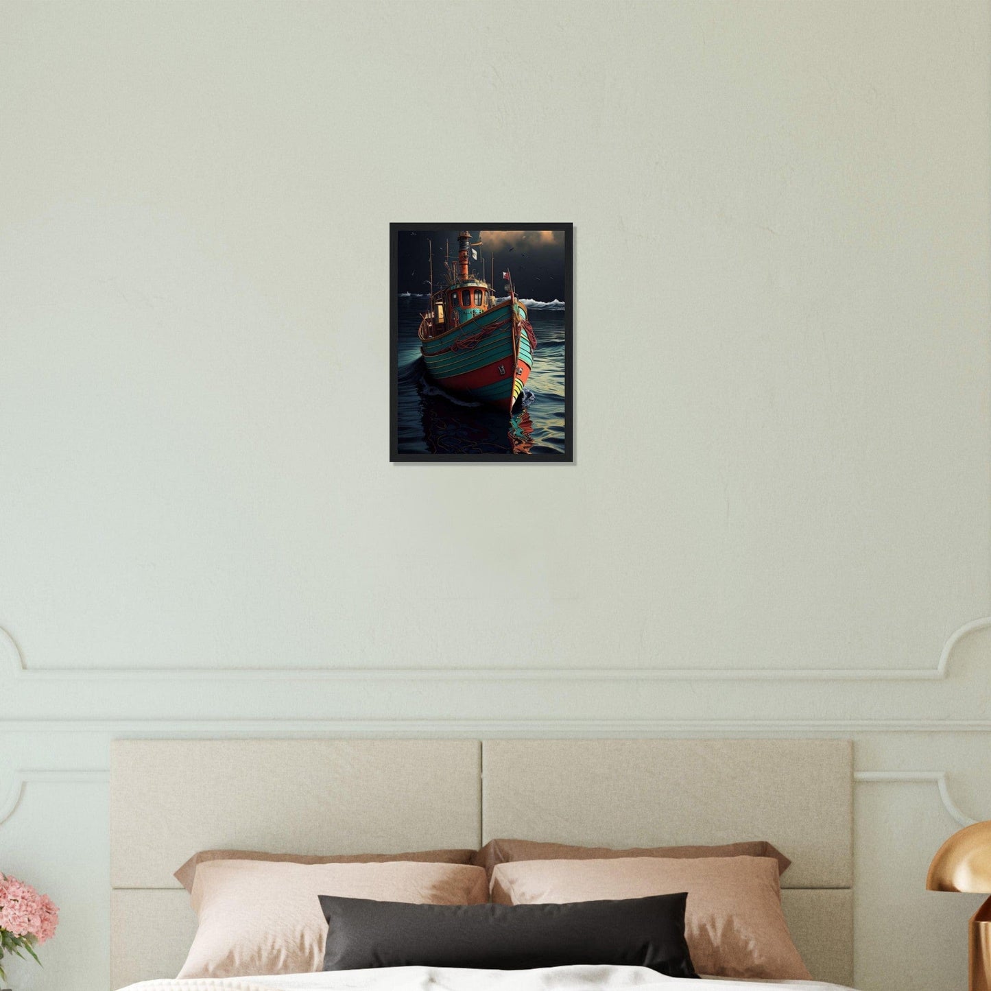 Canvanation Print Material 30x40 cm / 12x16″ Tableau Bateau De Pêche