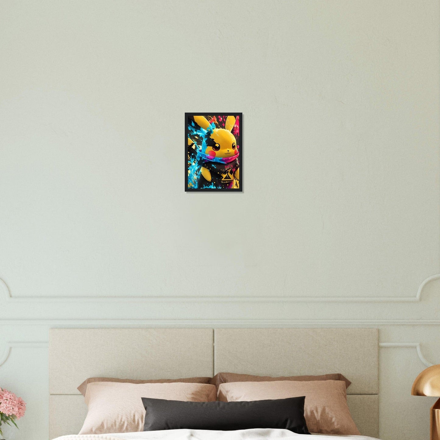 Canvanation Print Material Tableau Pokémon Pikachu Graffiti