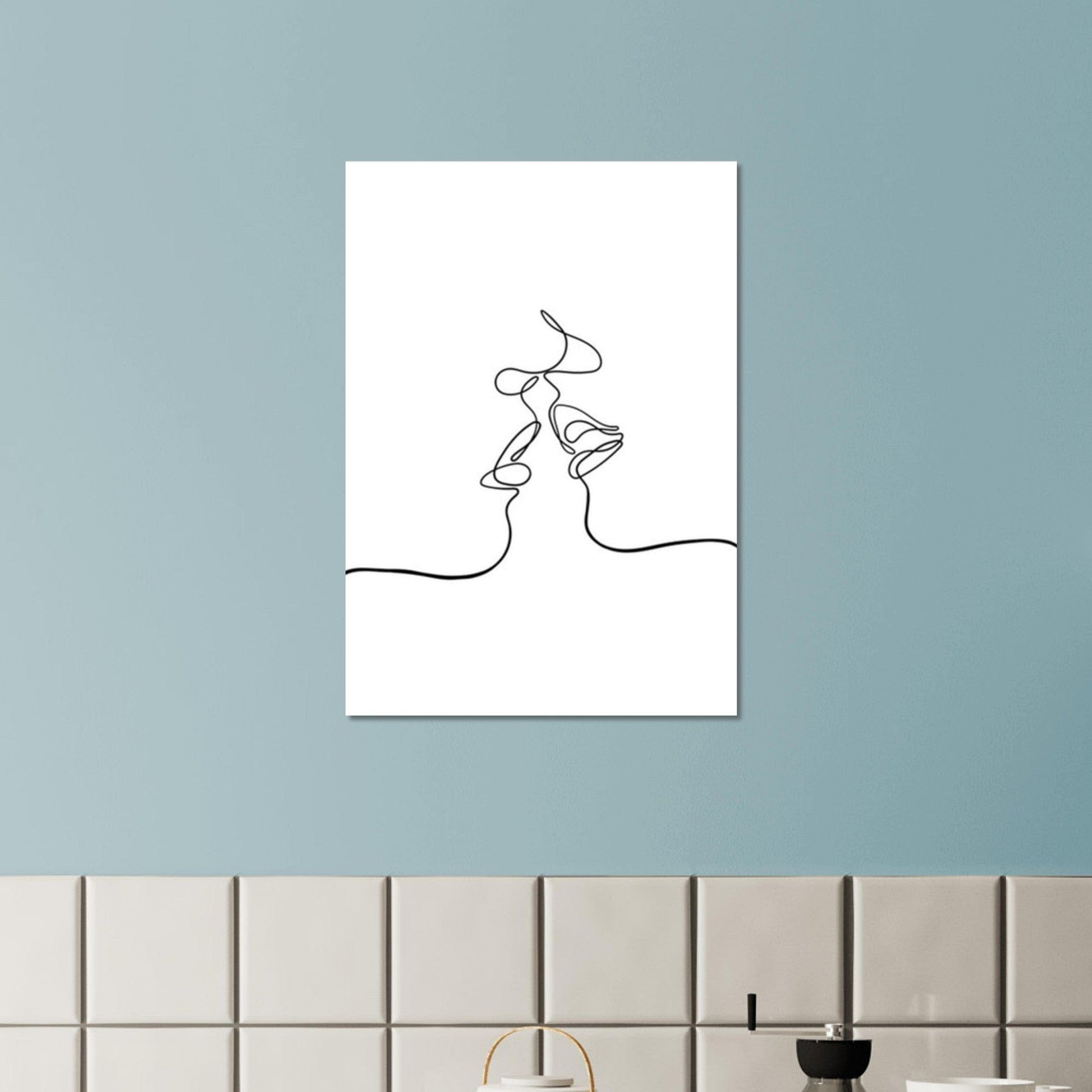 Gelato Print Material Poster Couple Amoureux Design