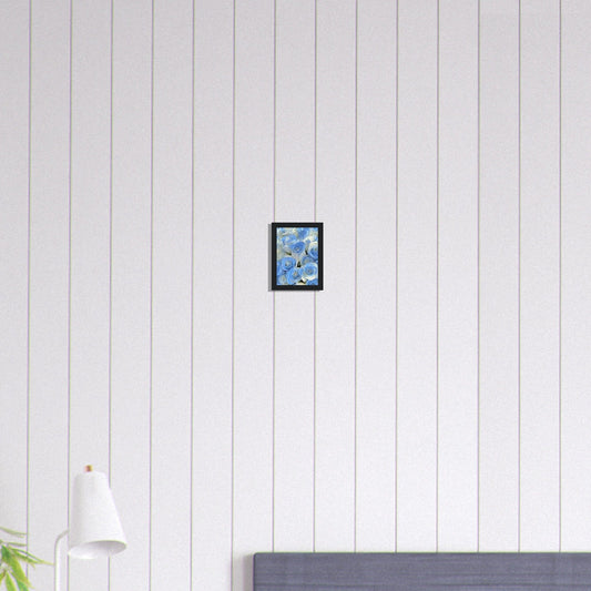 Canvanation Print Material 13x18 cm / 5x7″ Tableau Rose Bleu et Blanche