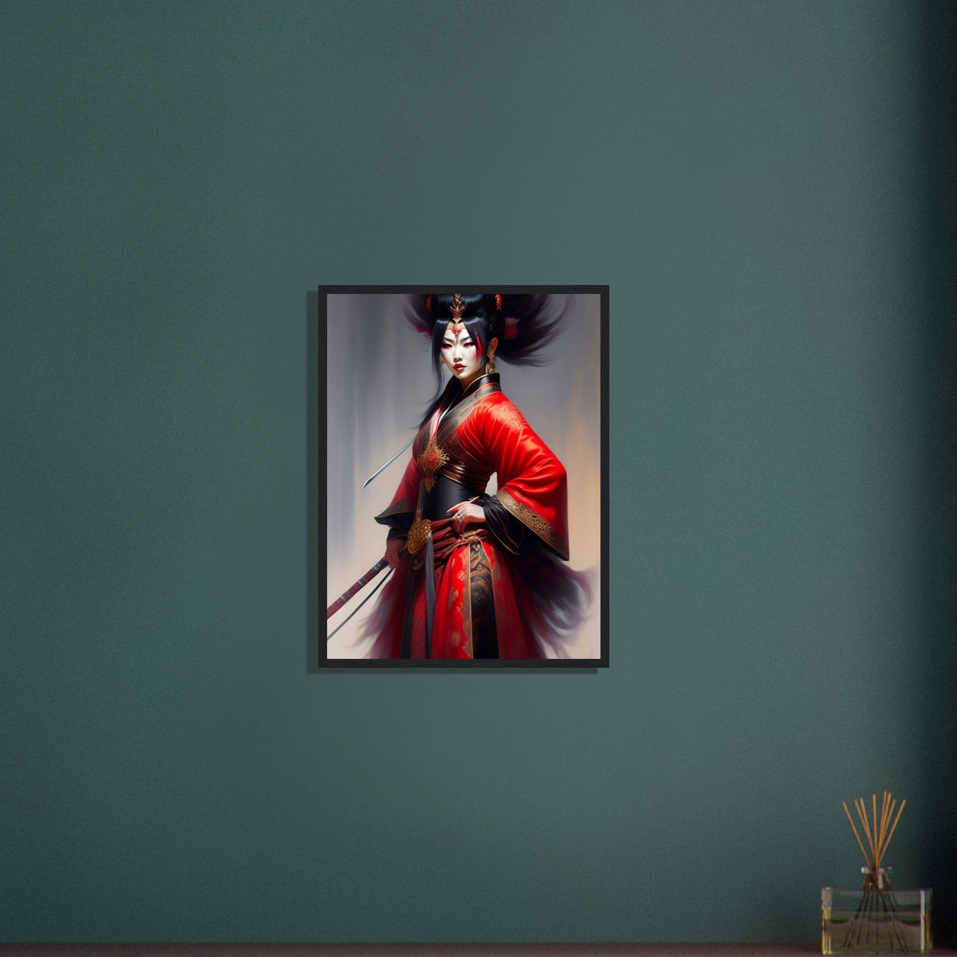 Canvanation Print Material Tableau Geisha Kabuki