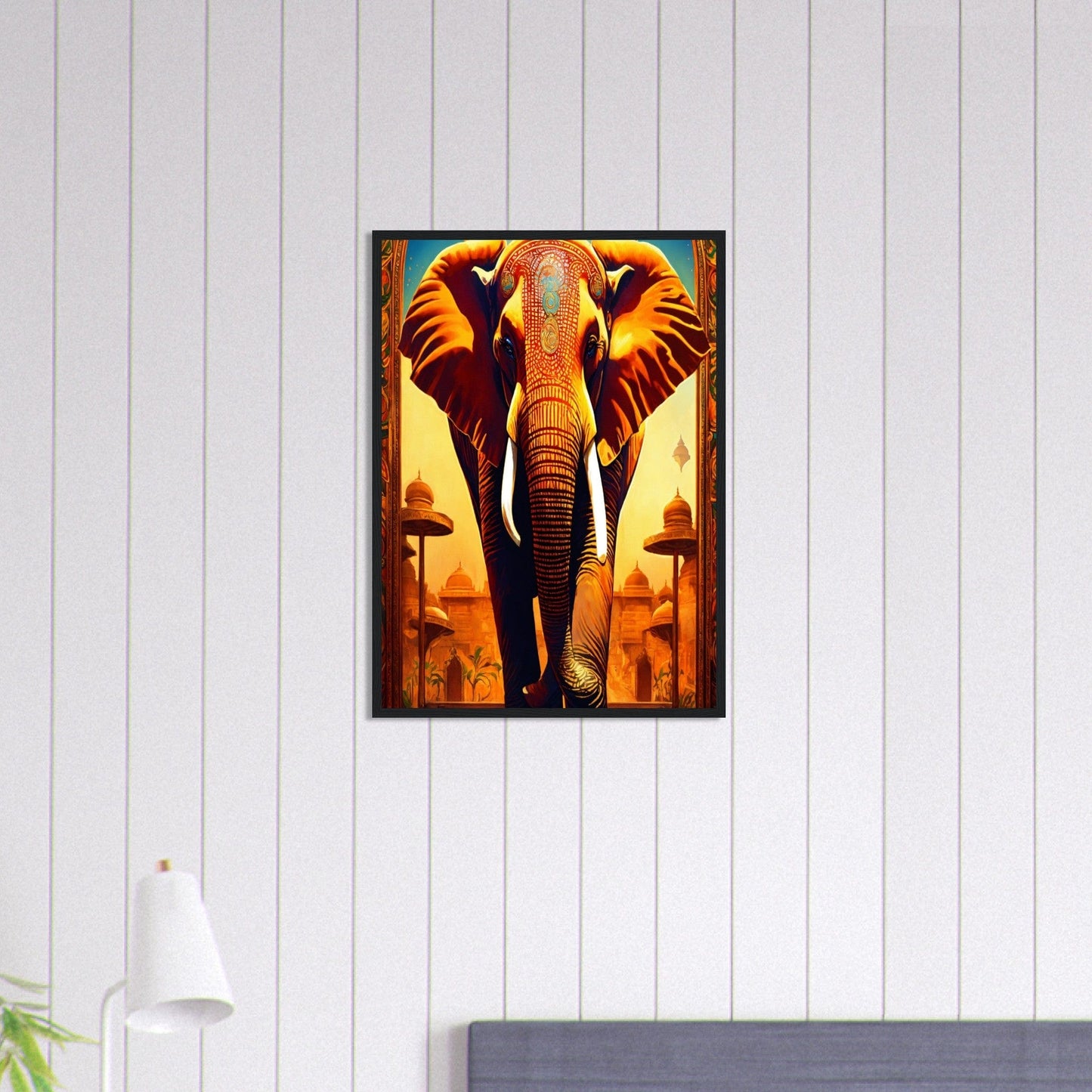 Canvanation Print Material 50x70 cm / 20x28″ Tableau Elephant Majesté De La Savane