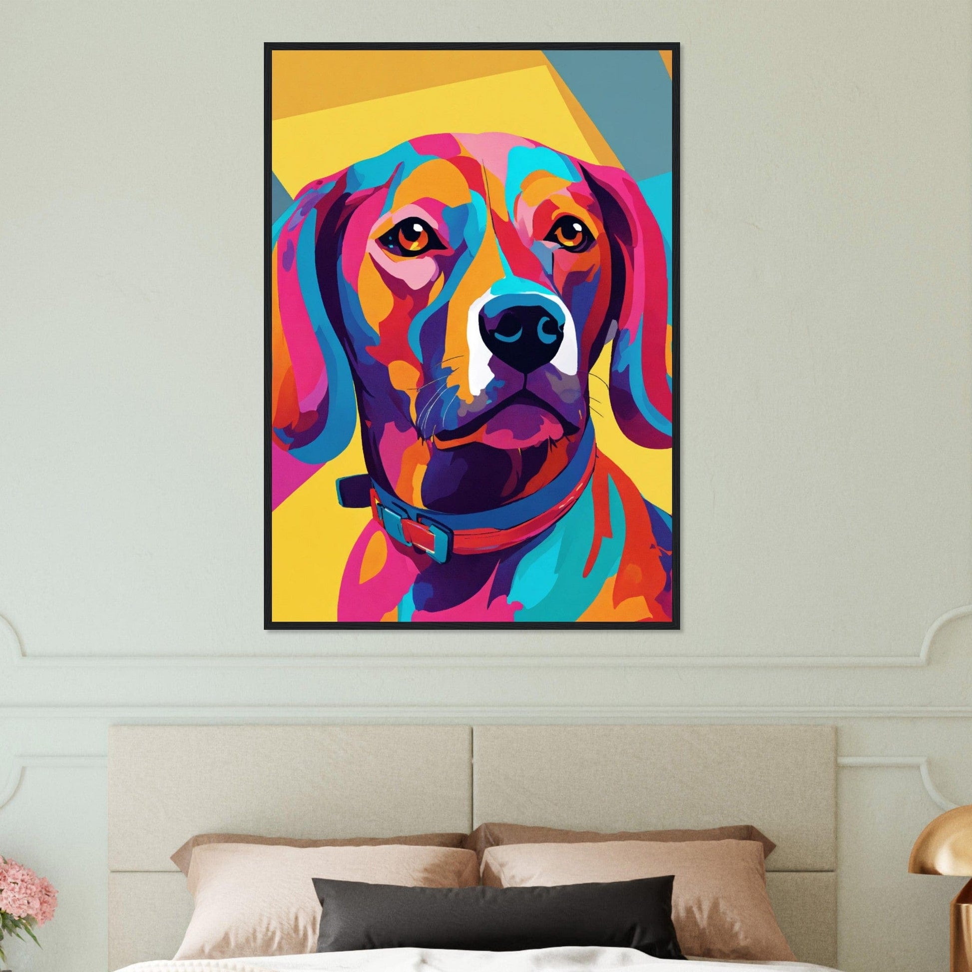 Canvanation Print Material Tableau Chien Rêves De Chien