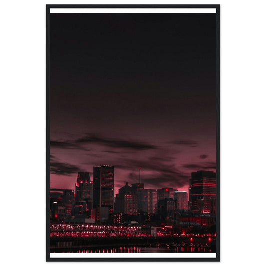 Gelato Print Material 60x90 cm / 24x36″ Tableau Ville Ciel Rouge