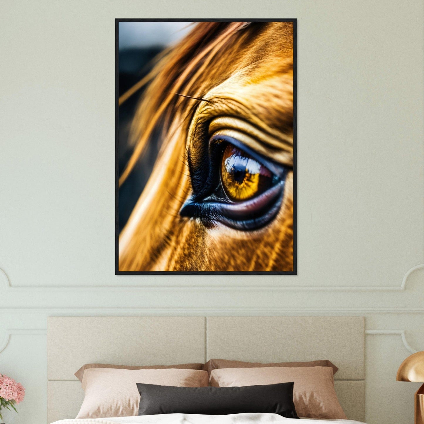 Canvanation Print Material Tableau Cheval Le Roi des Prairies