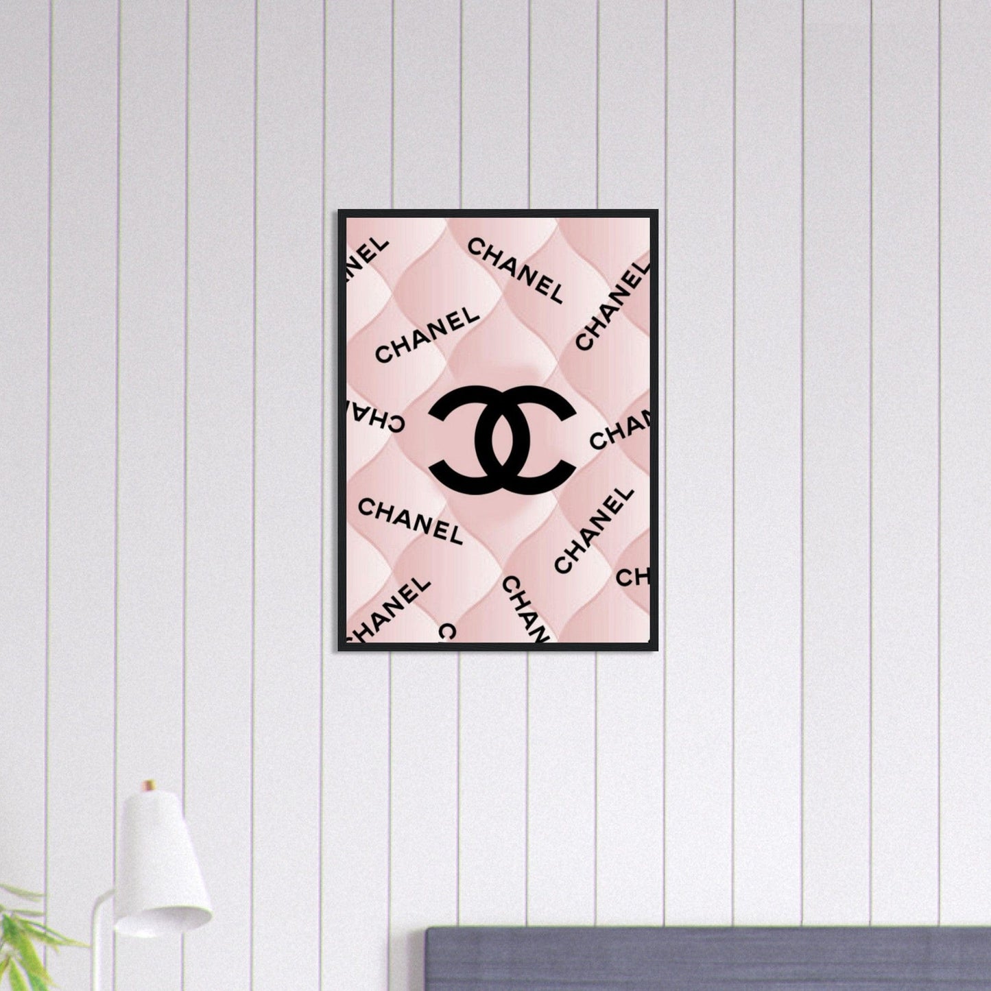 Canvanation Print Material 50x70 cm / 20x28″ Tableau Chanel Fond Matelasse