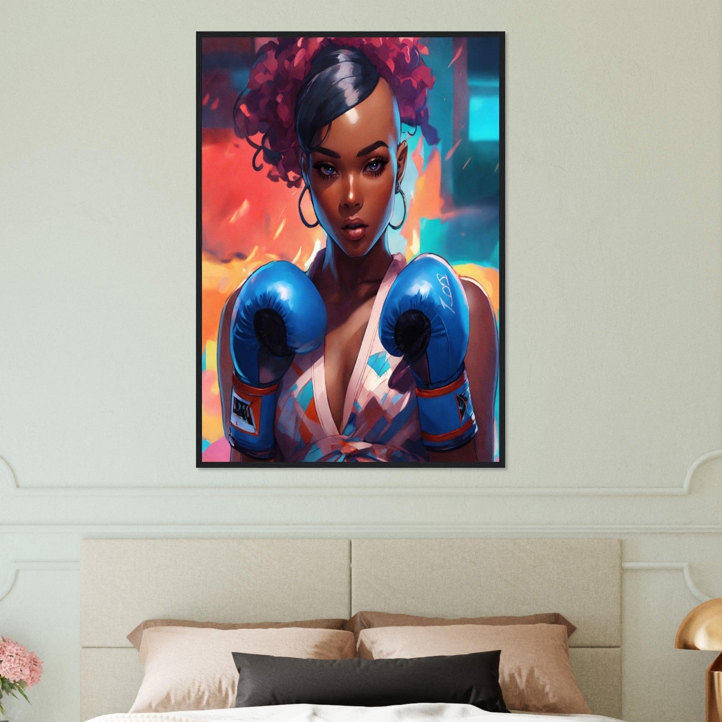 Canvanation Print Material 70x100 cm / 28x40″ Tableau Boxe Alice