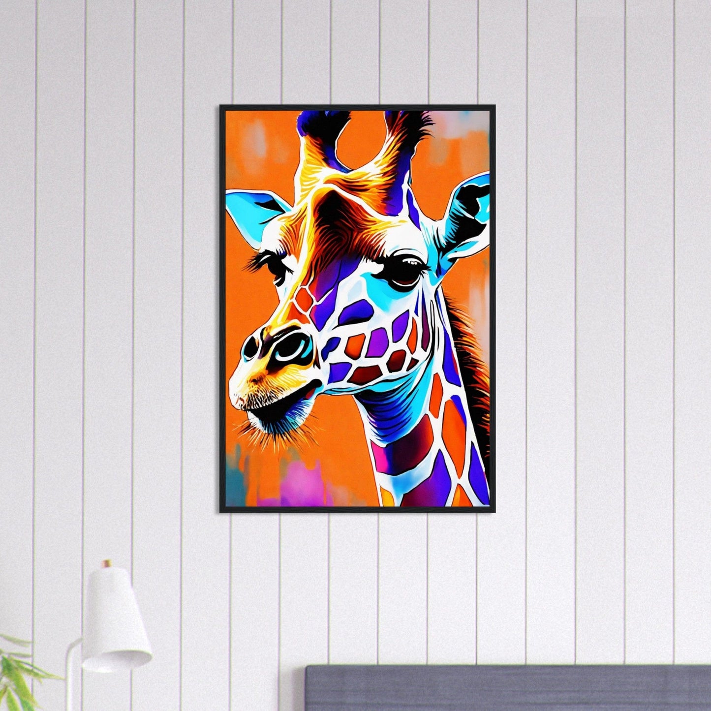Canvanation Print Material 60x90 cm / 24x36″ Tableau Girafe Zoo