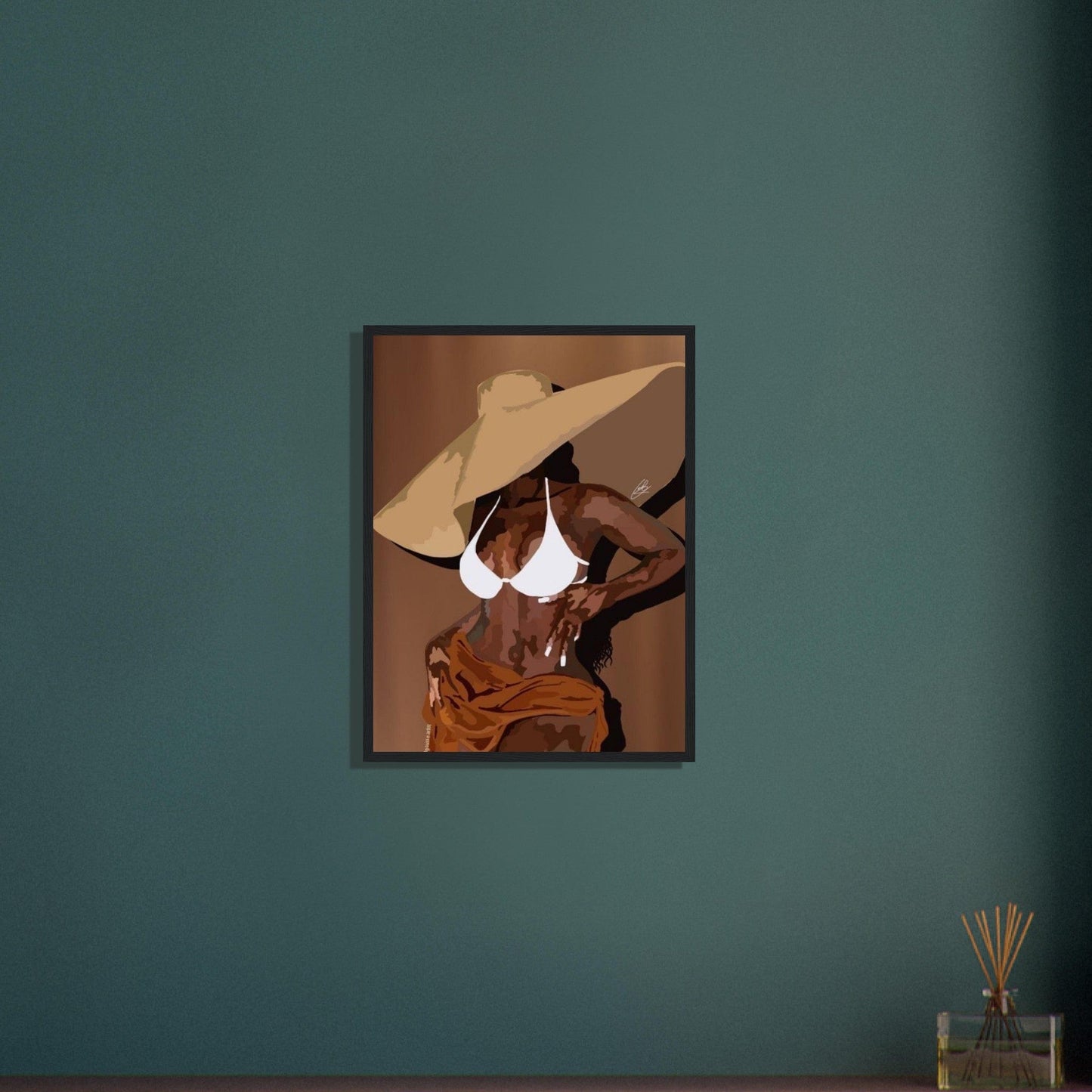 Canvanation Print Material Peinture Femme Antillaise