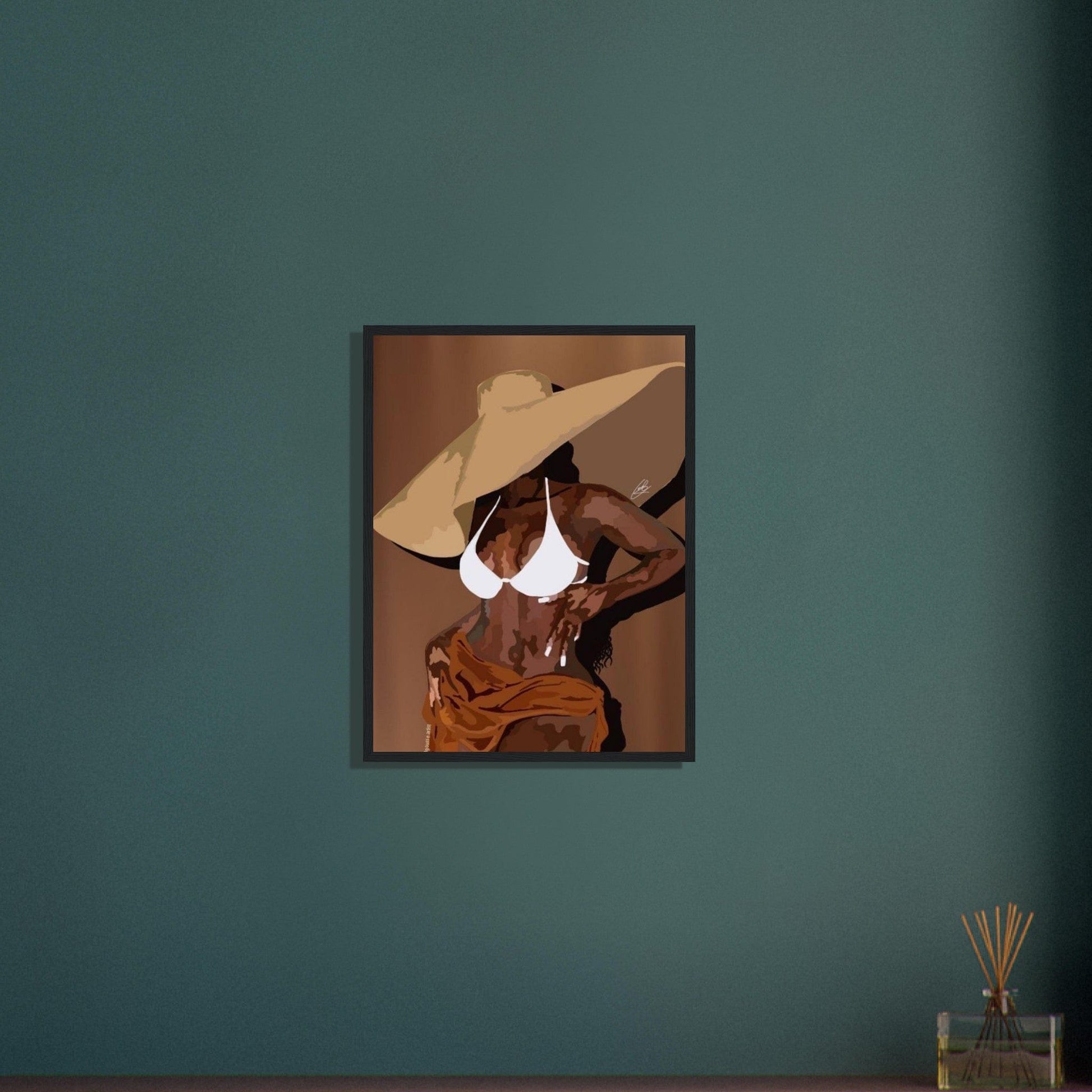 Canvanation Print Material Peinture Femme Antillaise