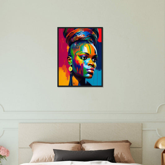 Canvanation Print Material 45x60 cm / 18x24″ Couleur Africaine Peinture