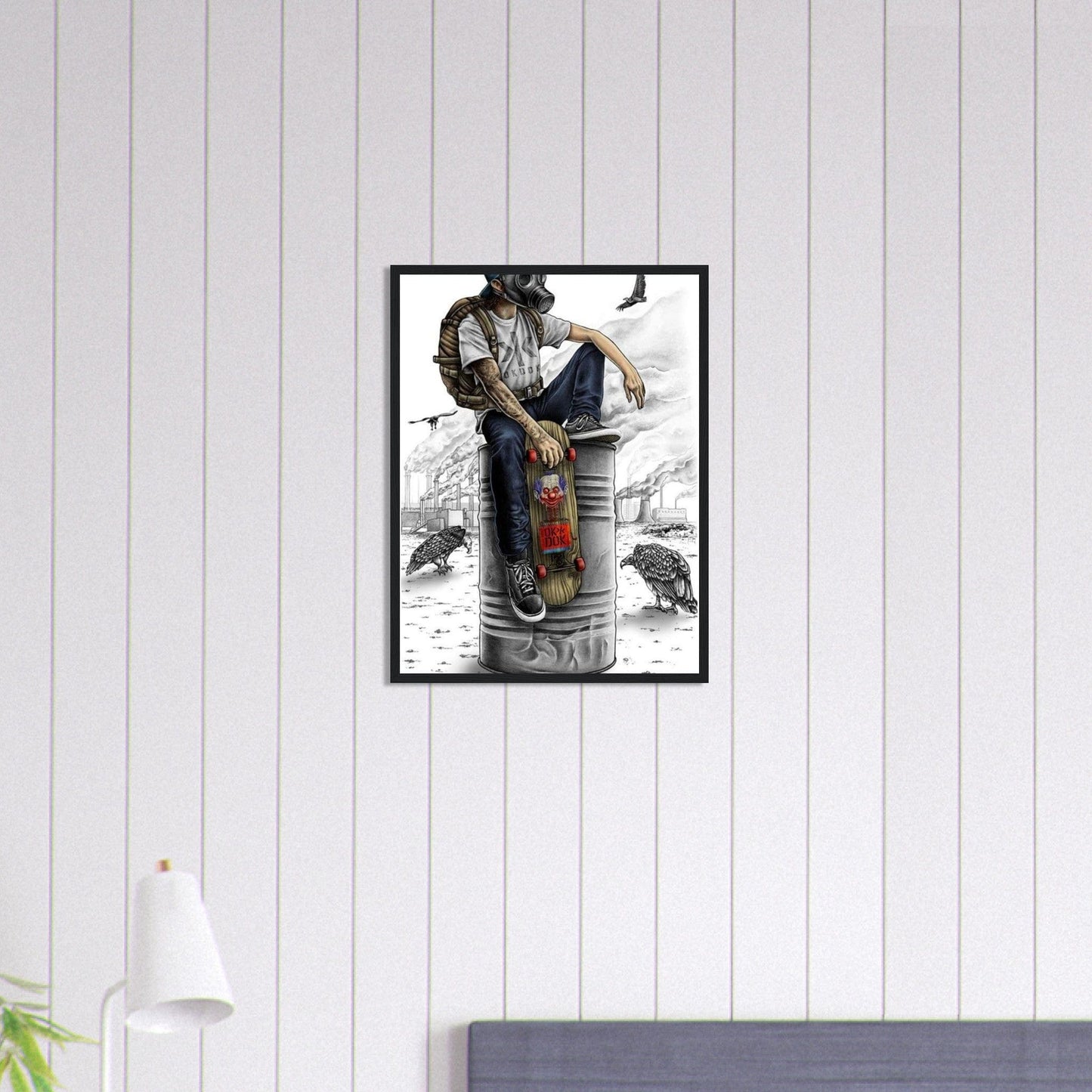 Canvanation Print Material 45x60 cm / 18x24″ Tableau Street Art Tagueur