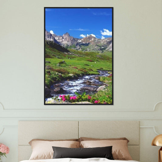 Canvanation Print Material 70x100 cm / 28x40″ Tableau Montagne Les Alpes