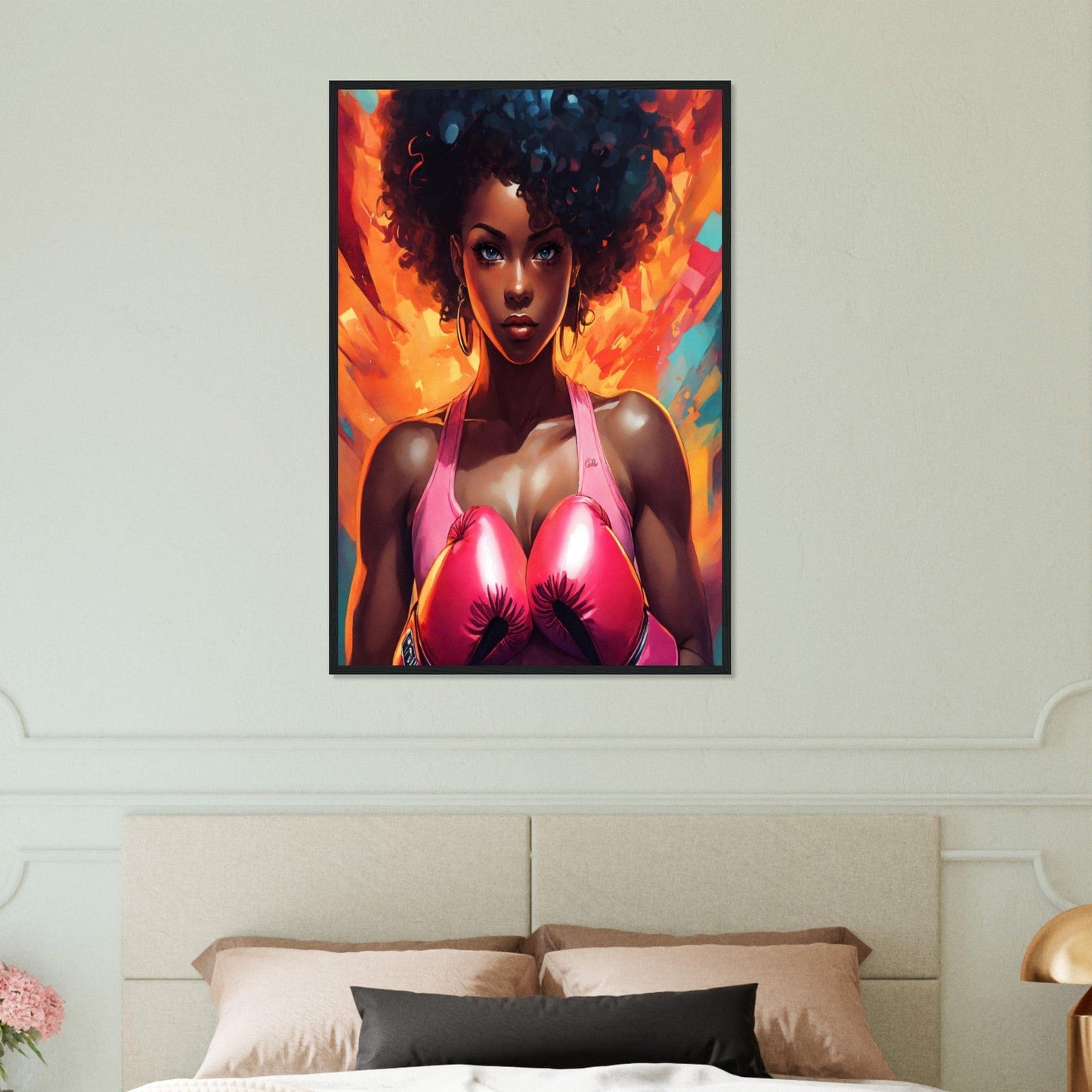 Canvanation Print Material 60x90 cm / 24x36″ Tableau Boxe Zoé