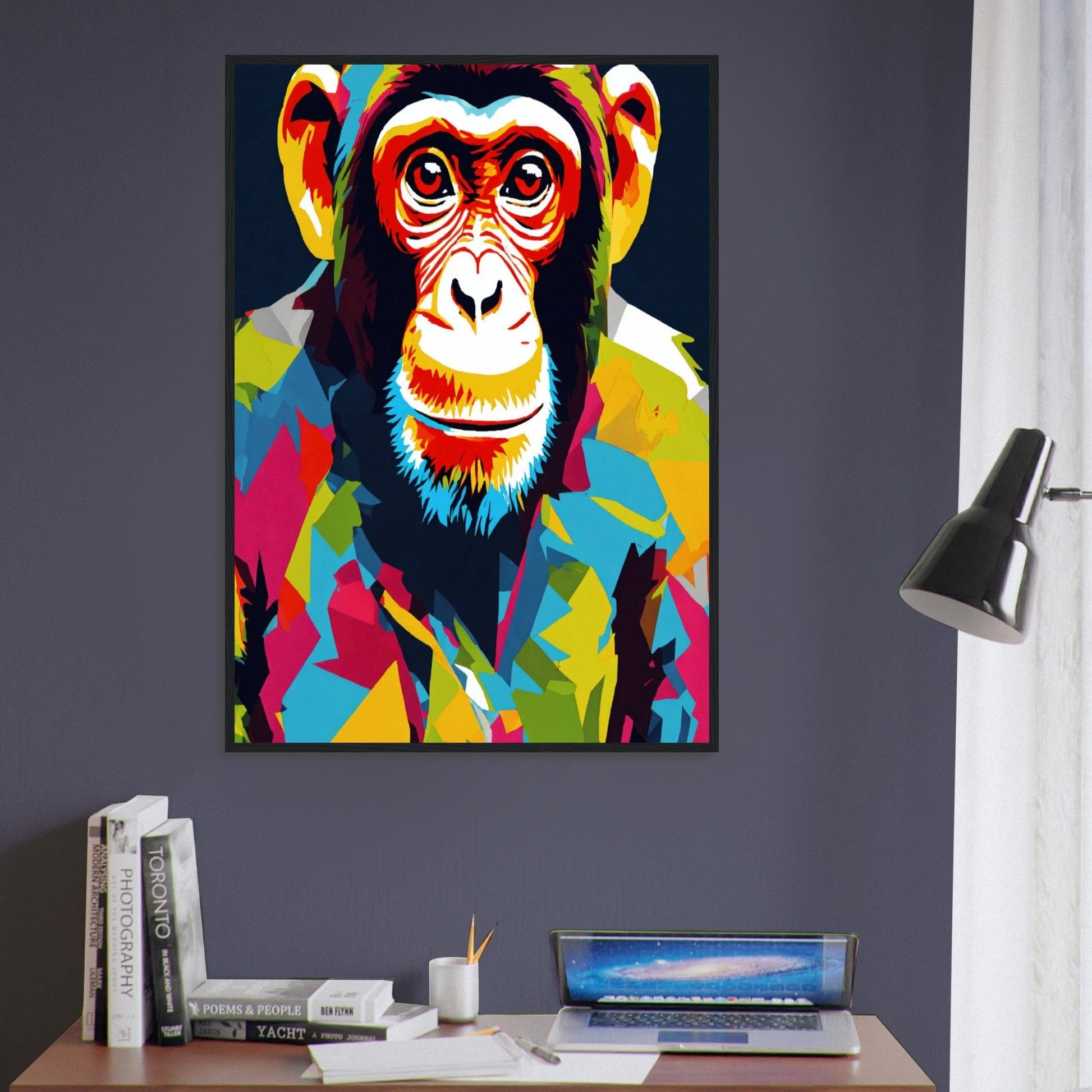 Canvanation Print Material Tableau Singe Sagesse Primitif