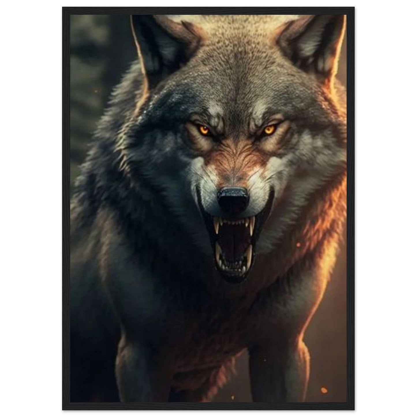 Gelato Print Material 50x70 cm / 20x28″ Tableau Loup Enragé