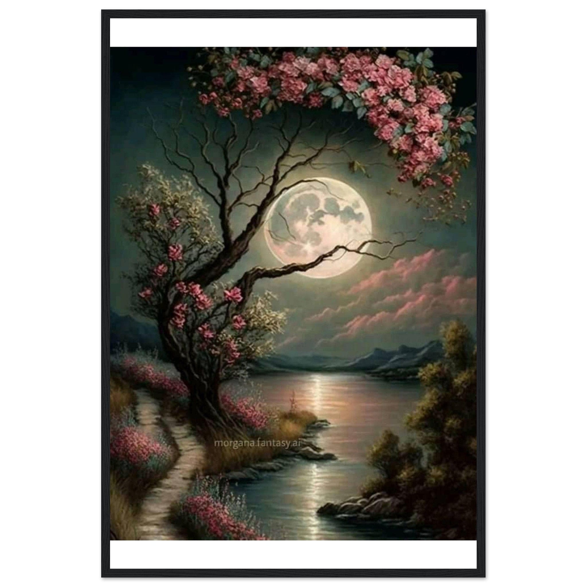 Gelato Print Material 60x90 cm / 24x36″ Tableau Paysage Lune