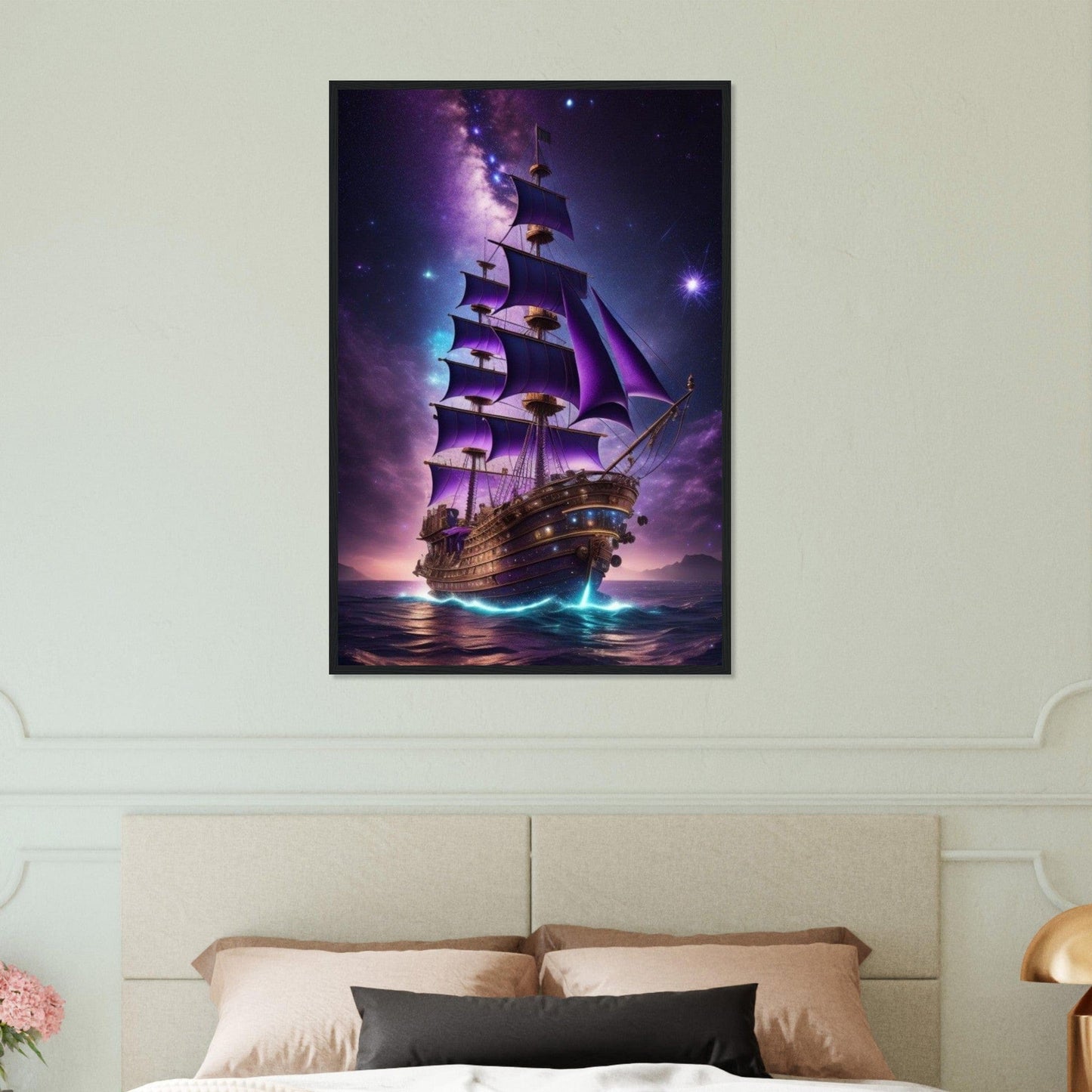 Canvanation Print Material 60x90 cm / 24x36″ Tableau Voilier Brise Élégante