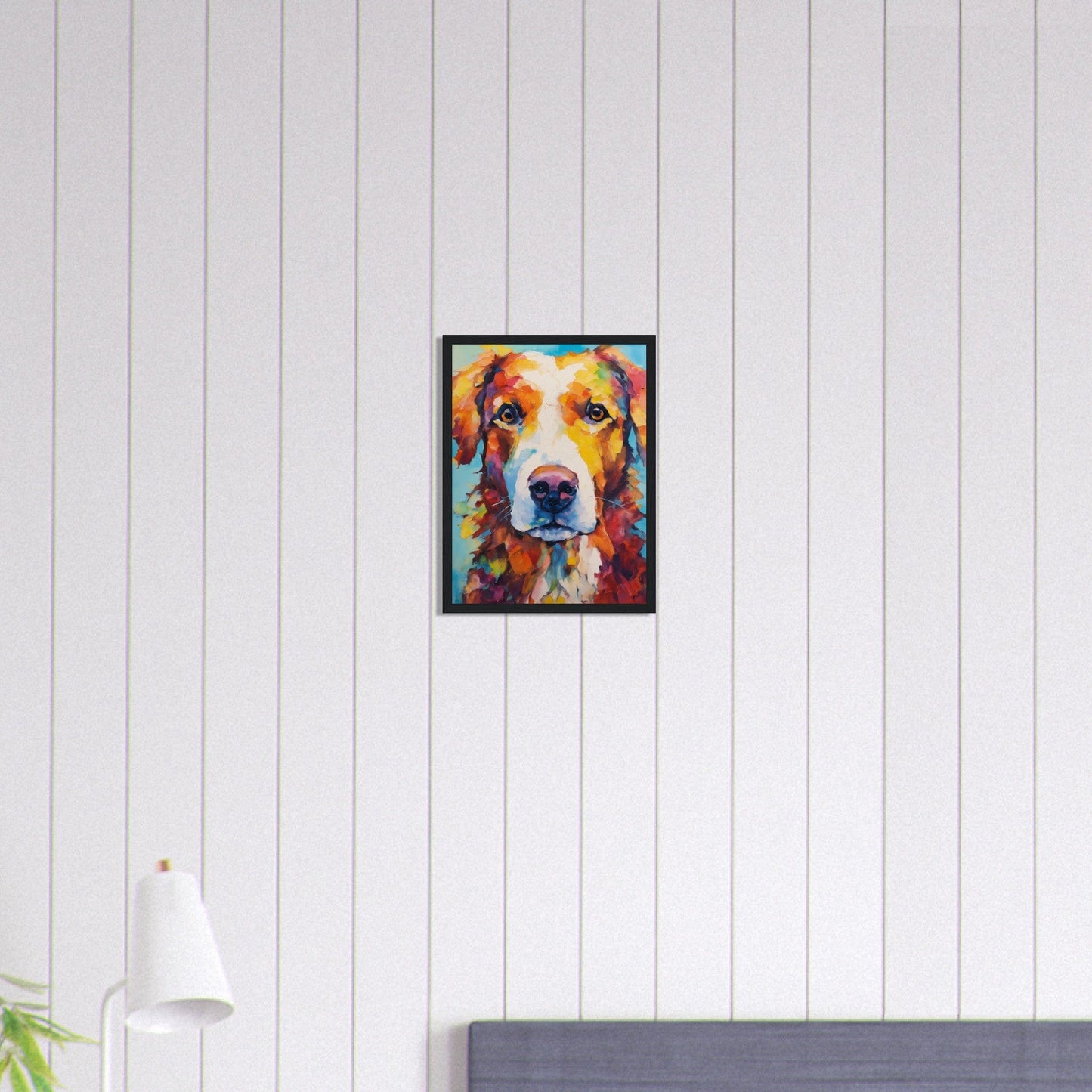 Canvanation Print Material 30x40 cm / 12x16″ Tableau Chien Ombre Fidèle