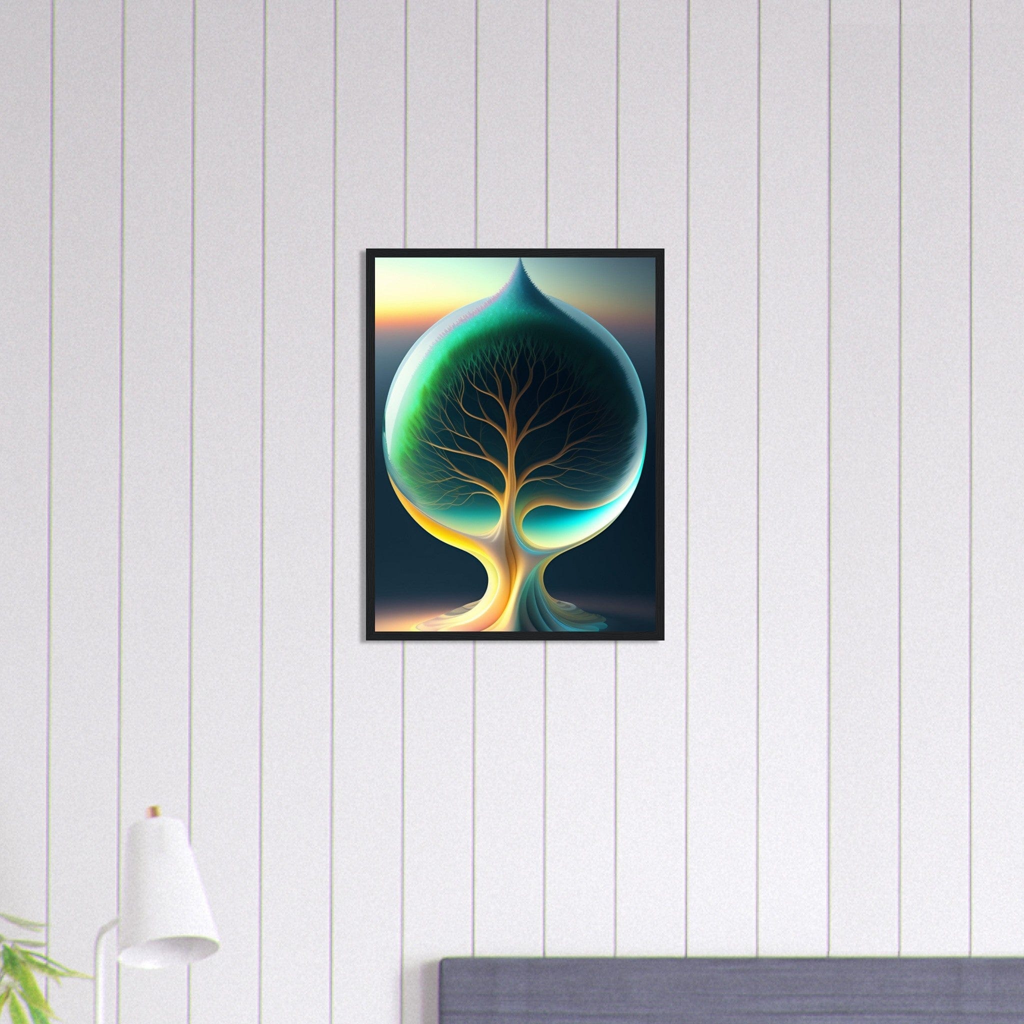 Canvanation Print Material Tableau Abstrait Arbre De Vie